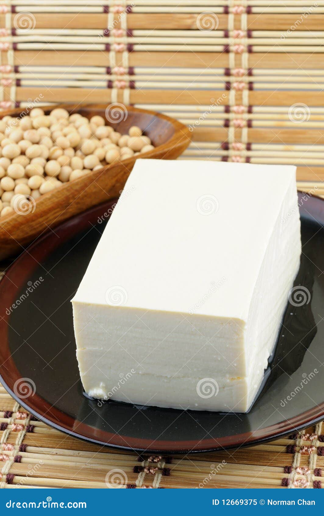 Tofu and soybean stock image. Image of fiber, tofu, protein 12669375