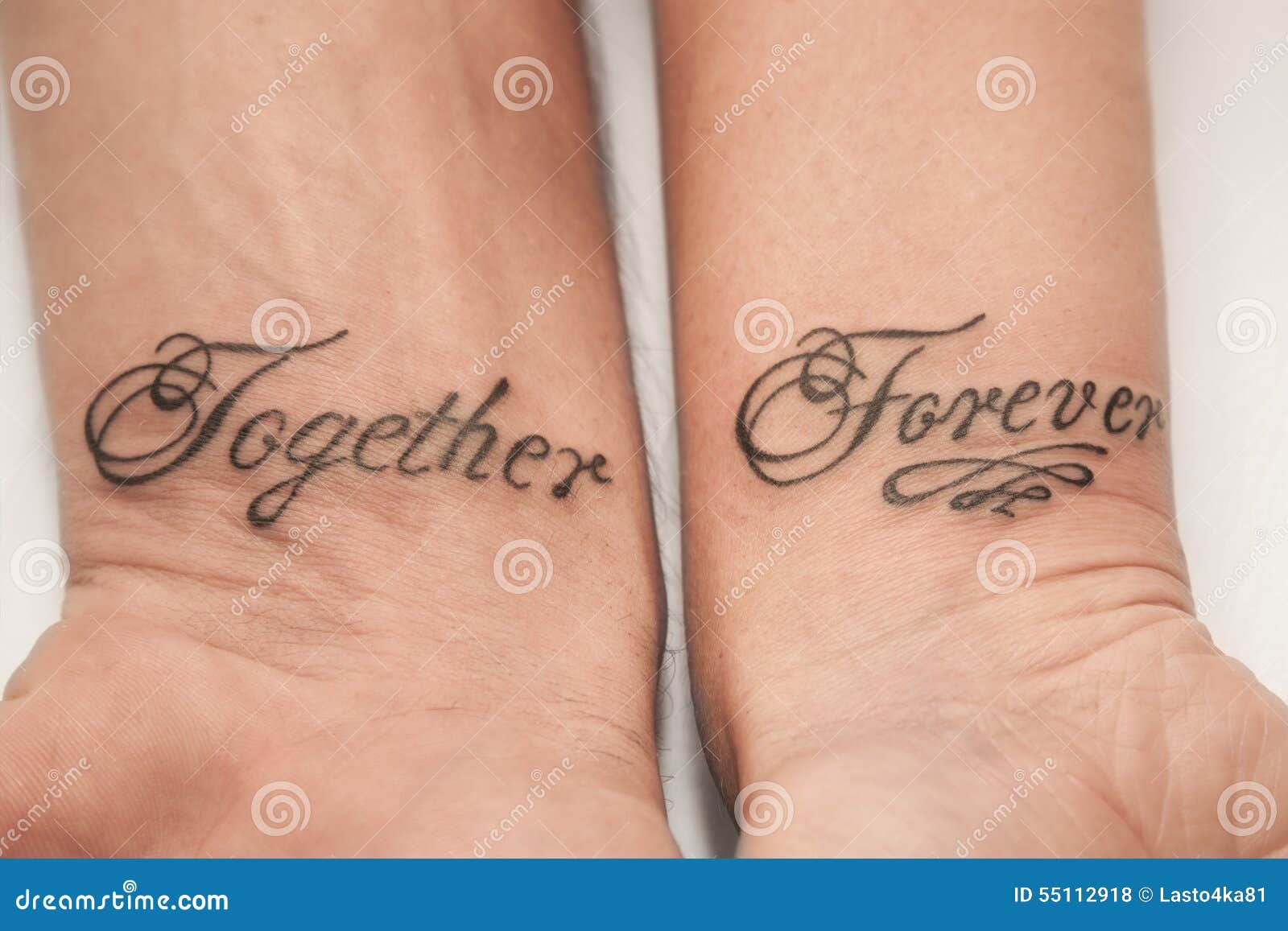 the word forever tattoo