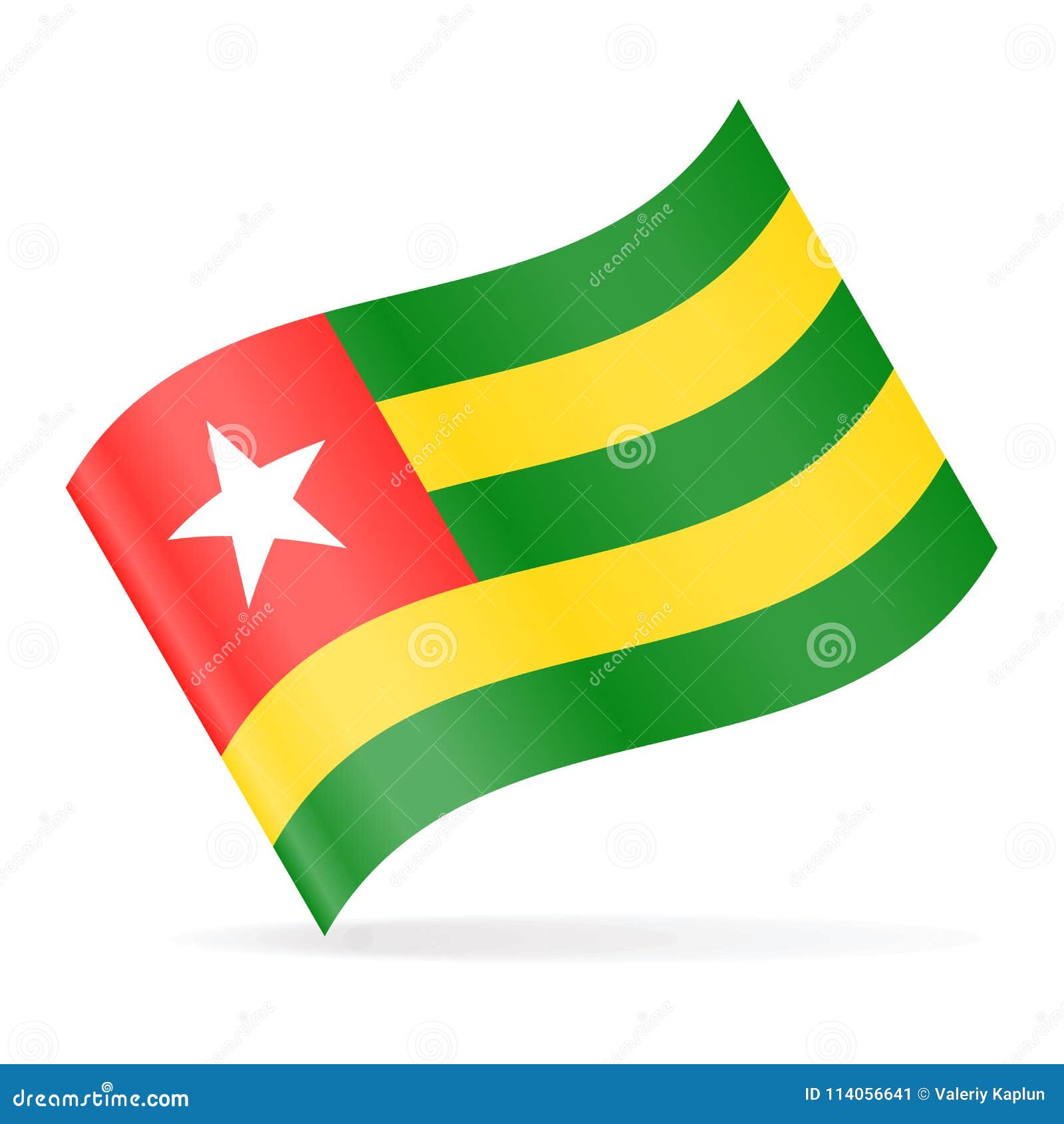 Download Togo Flag Vector Waving Icon Stock Illustration ...