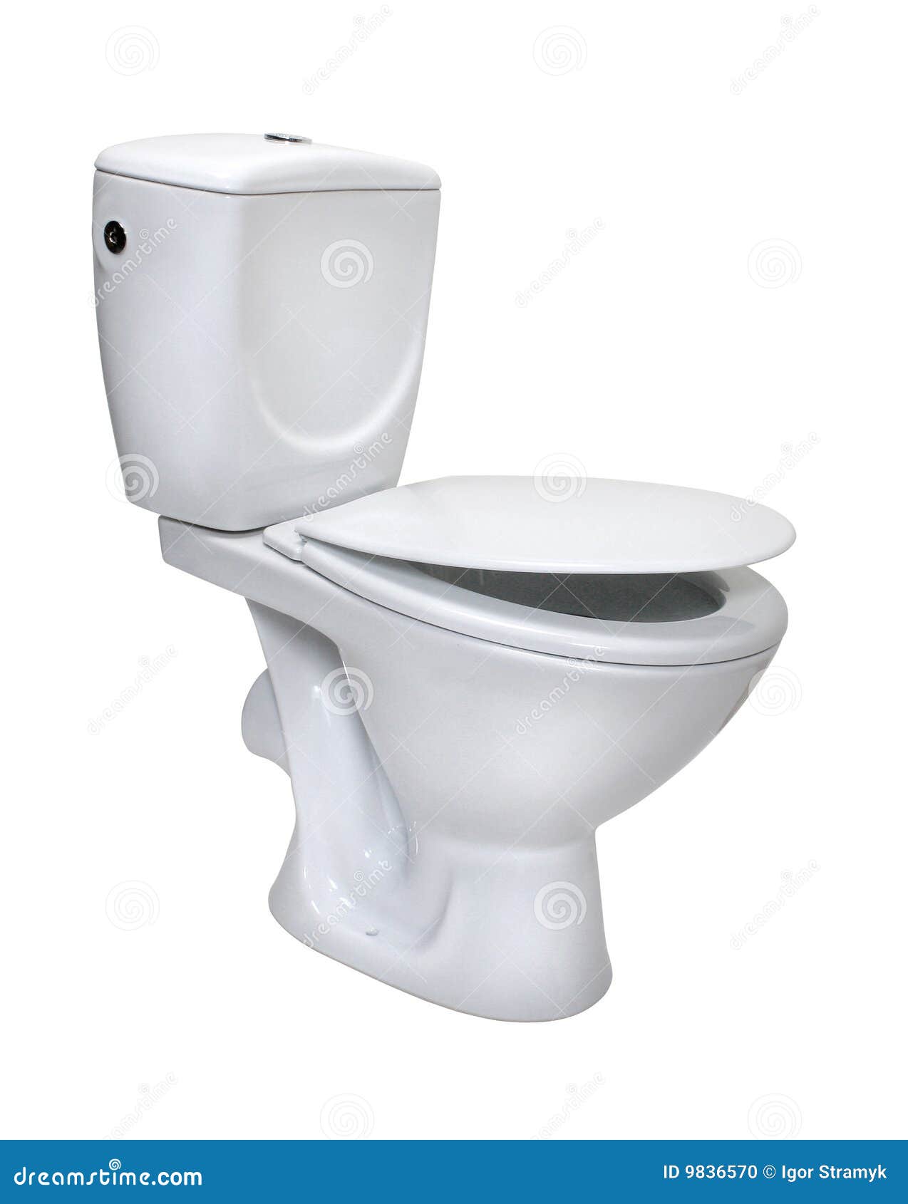 Toilet Bowl, Isolated On White Stock Photo Image of room, toilet 9836570