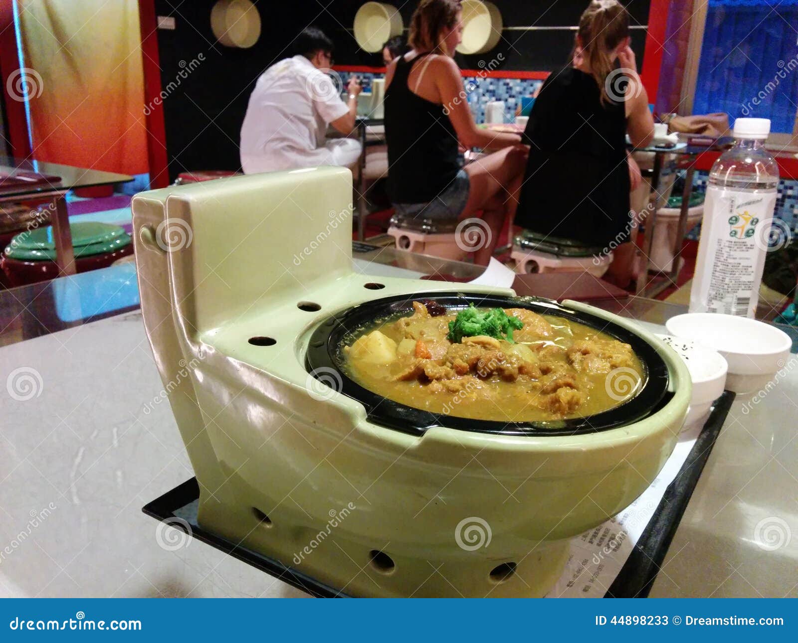 Toilet bowl editorial stock photo. Image of toilet, food 44898233