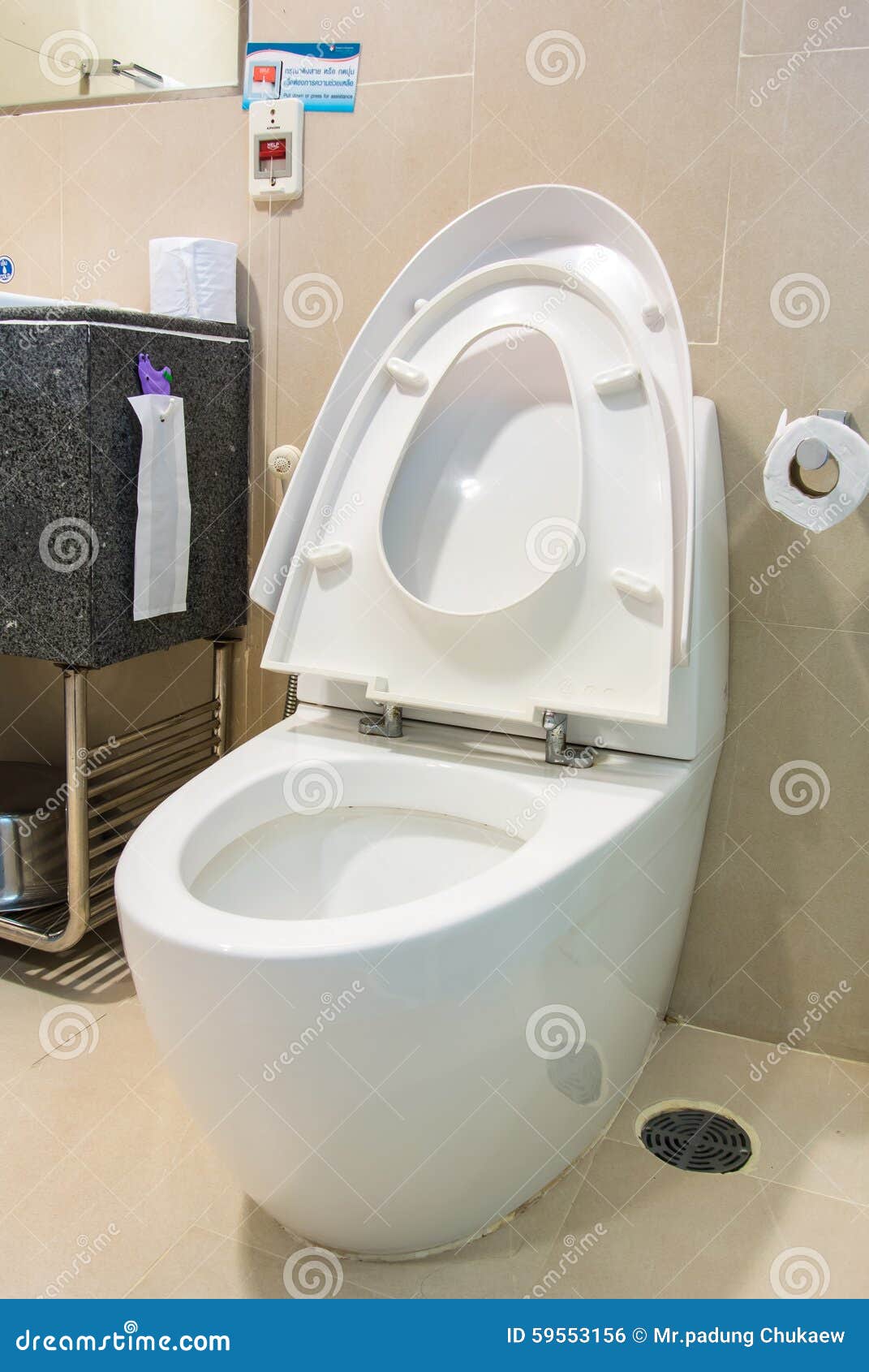 Toilet bowl stock photo. Image of design, modern, restroom 59553156