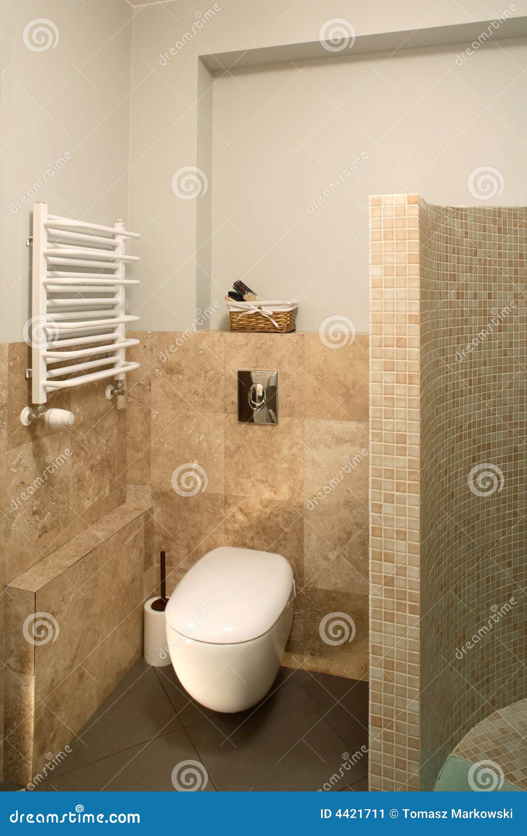 Toilet corner stock image. Image of bathroom, wall, neat 4421711