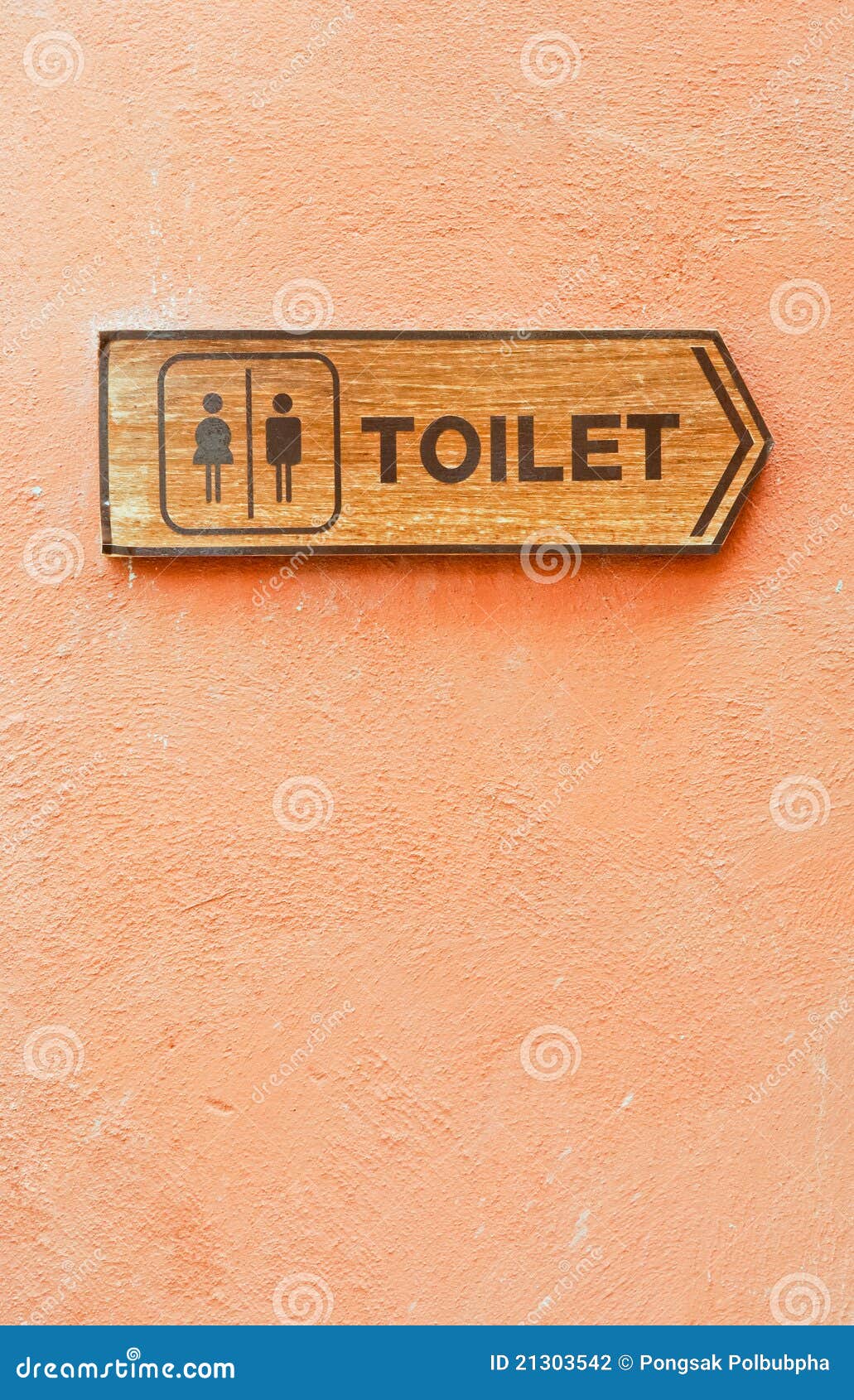 Toilet direction board stock photo. Image of paint, retro 21303542