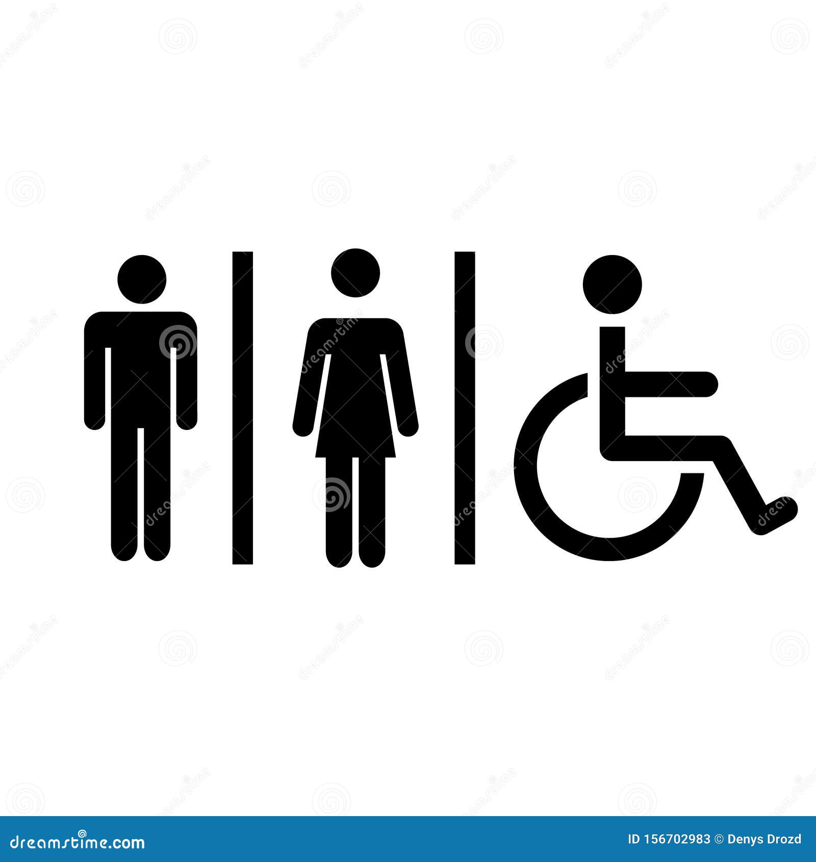 Toilet Icon Vector. Bathroom Illustration for Web. Stock Illustration - Illustration of