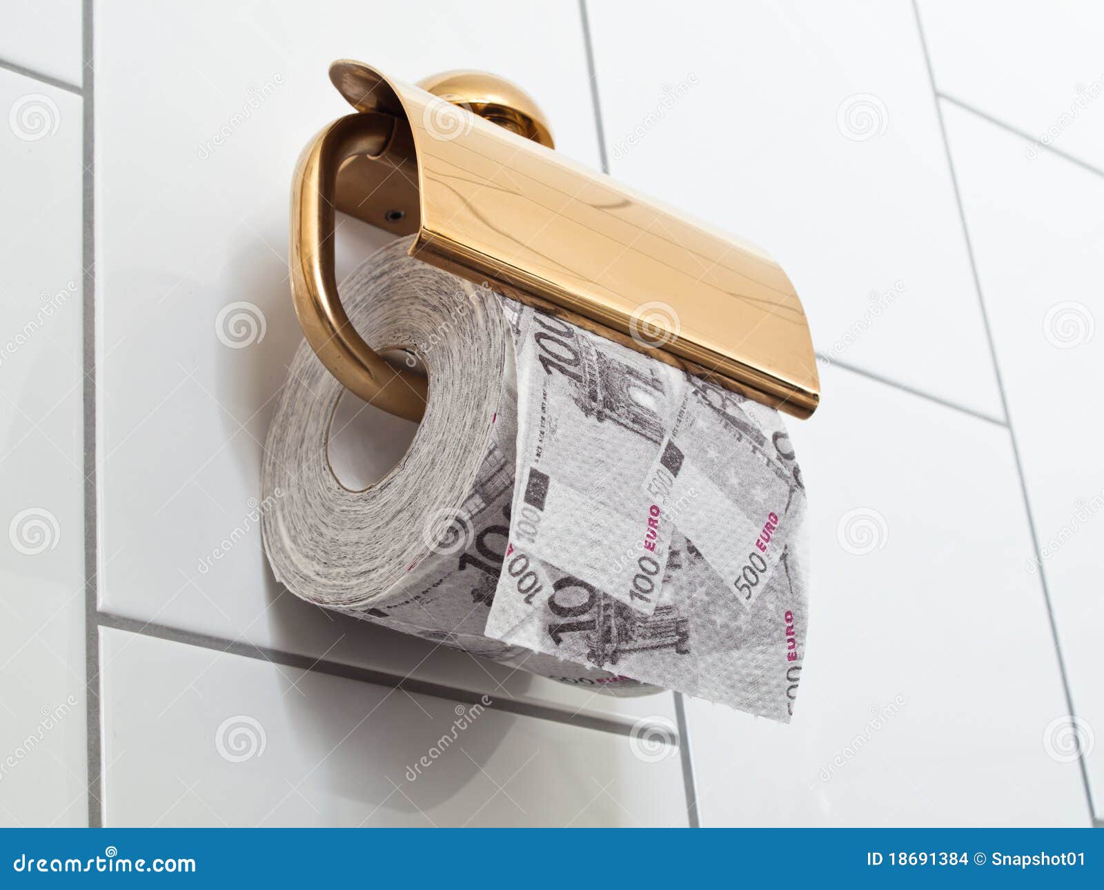 Toilet Paper Let S Use Money Stock Photo Image of urinate, restroom