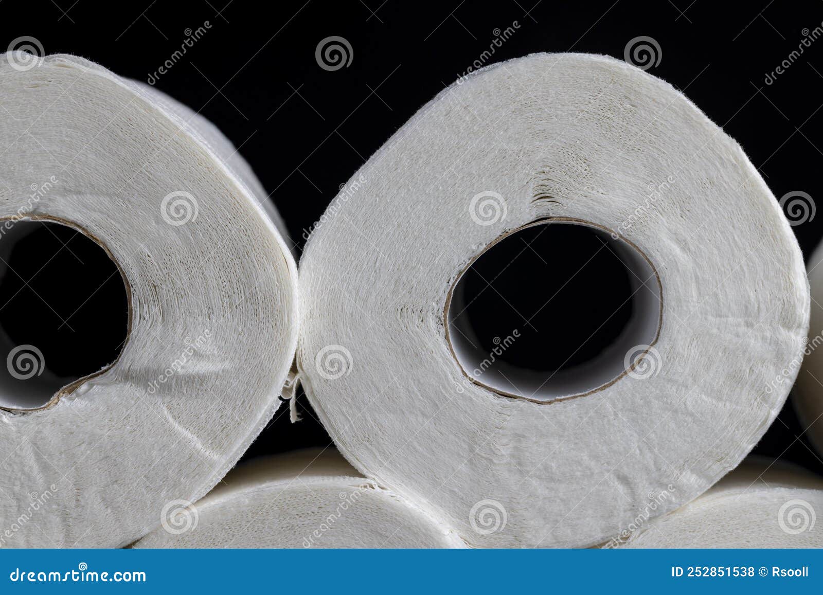 Toilet Paper Made after Recycling Used Paper and Cardboard Stock Photo ...