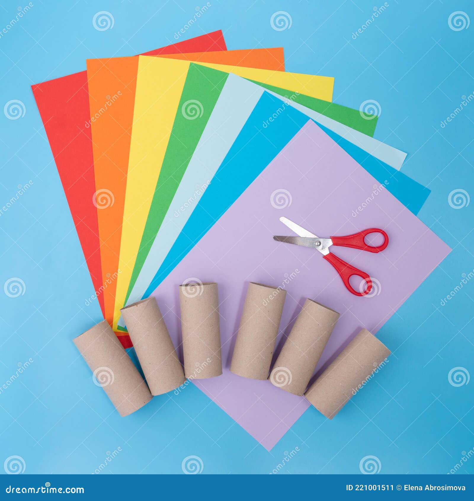 Toilet Paper Roll Craft Concept for Kid and Kindergarten, DIY, Tutorial, Step by Step