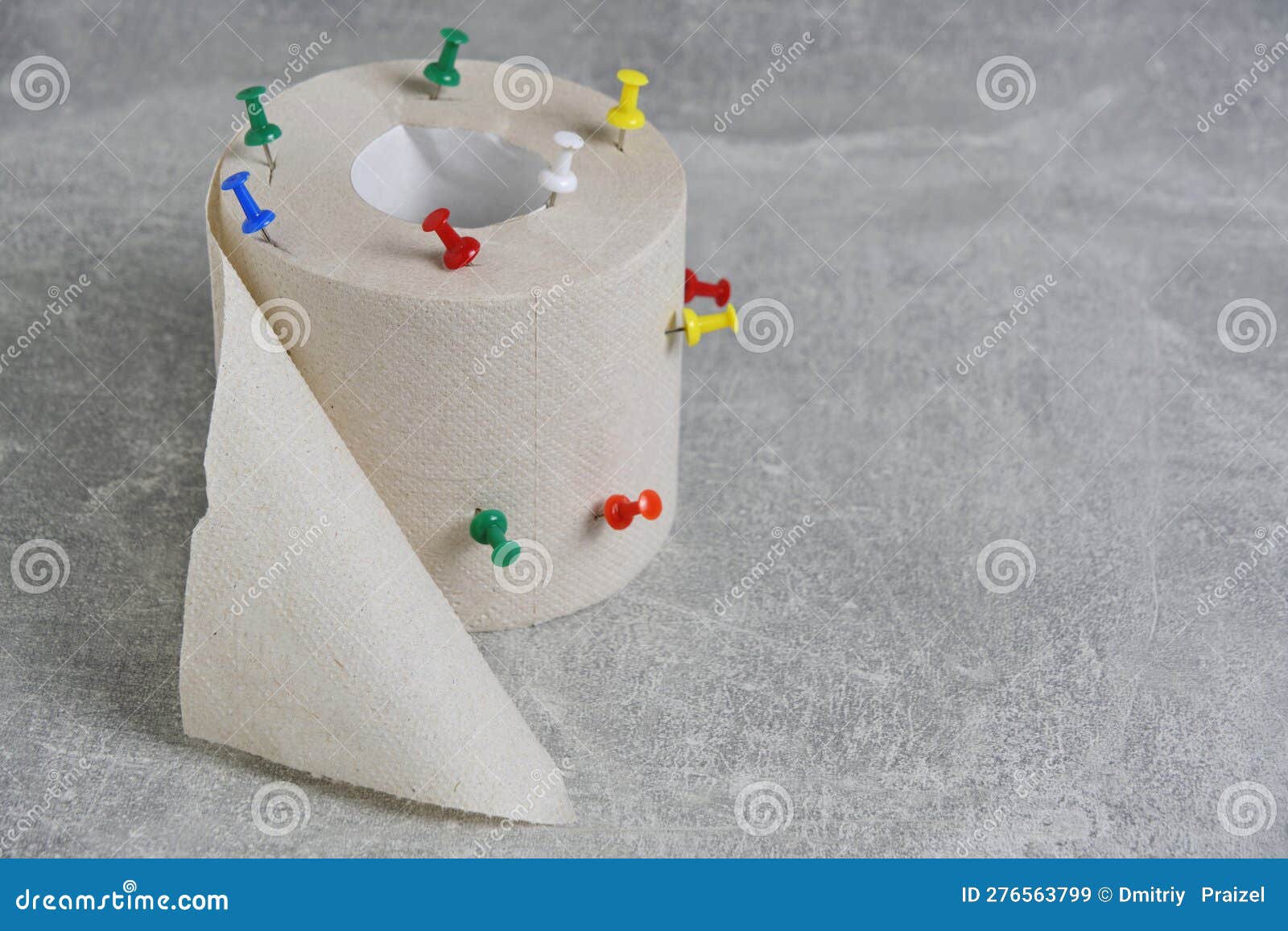 Toilet Paper with Sharp Buttons.Concept Hemorrhoid Problem. Stock Image Image of inflammation