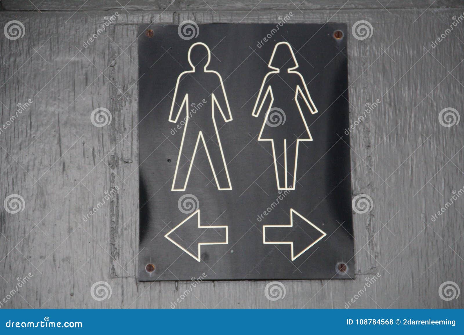Toilet sign direction stock photo. Image of white, background 108784568