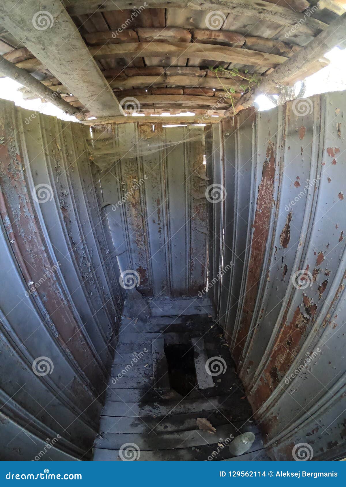 Toilet In The Village With A Hole In The Floor Stock Photo Image