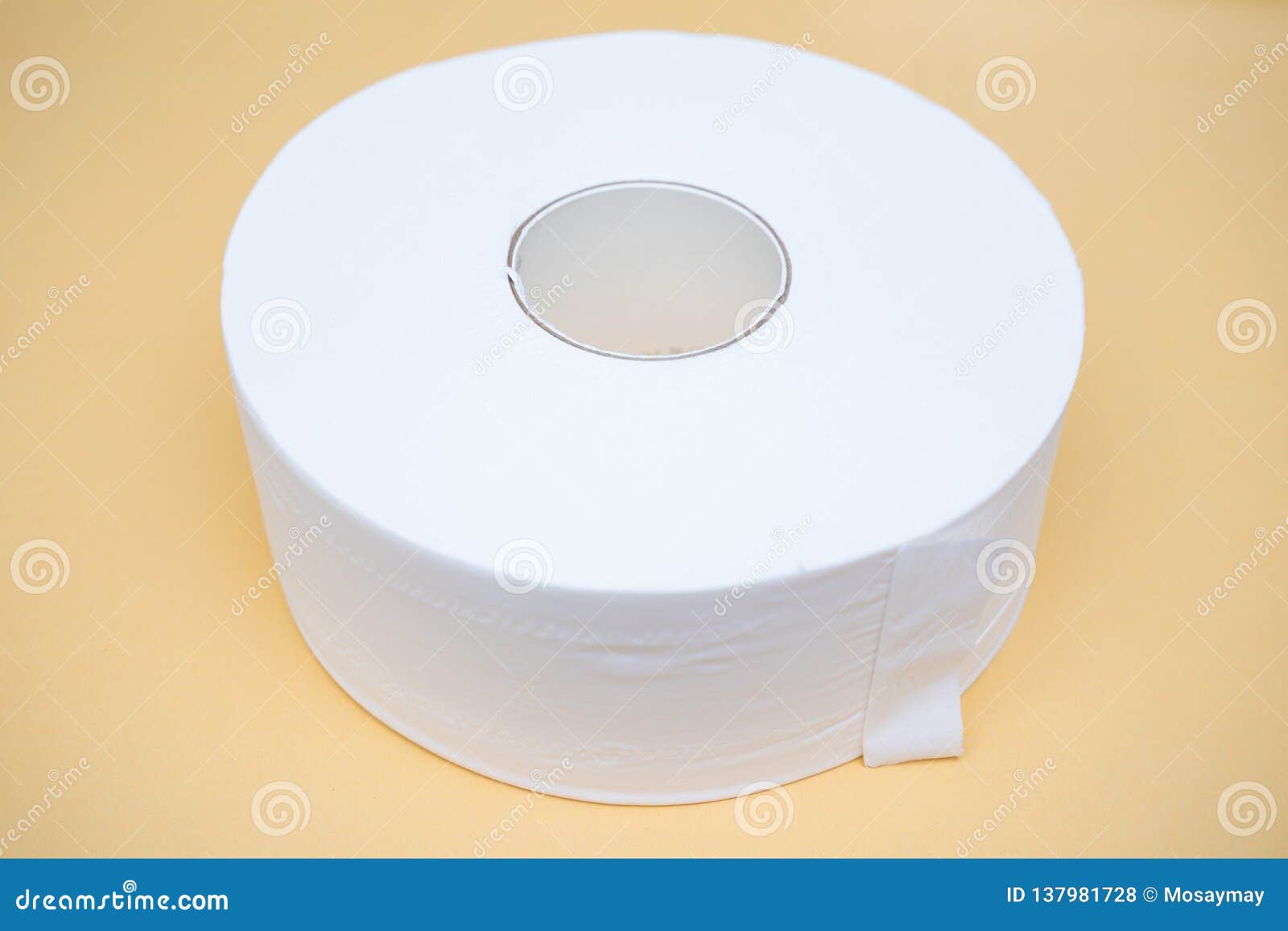 Toilet Tissue Big Roll for Clean Stock Photo Image of tissue