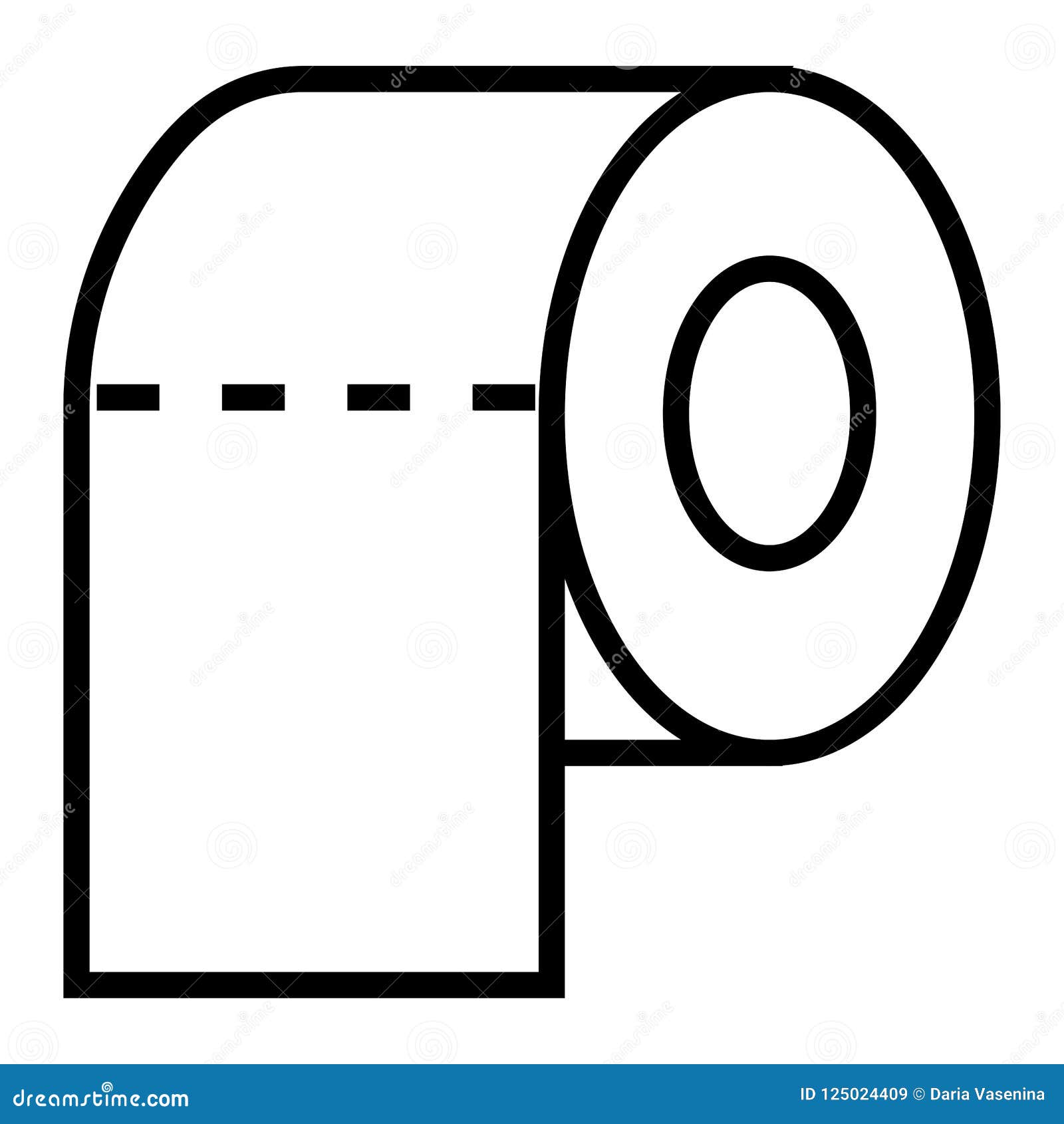 toilet tissue paper roll icon