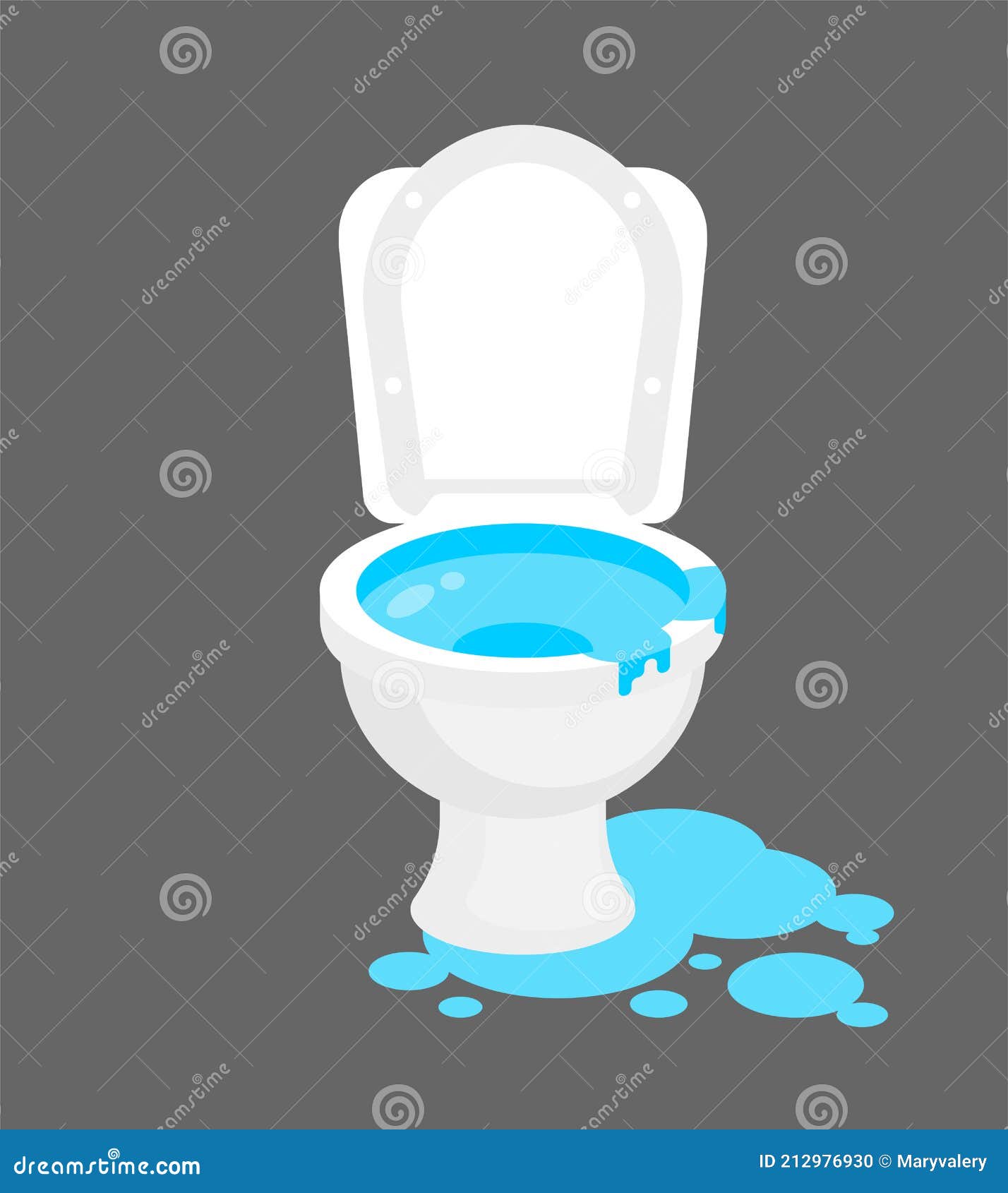 Overflowing Toilet Clipart