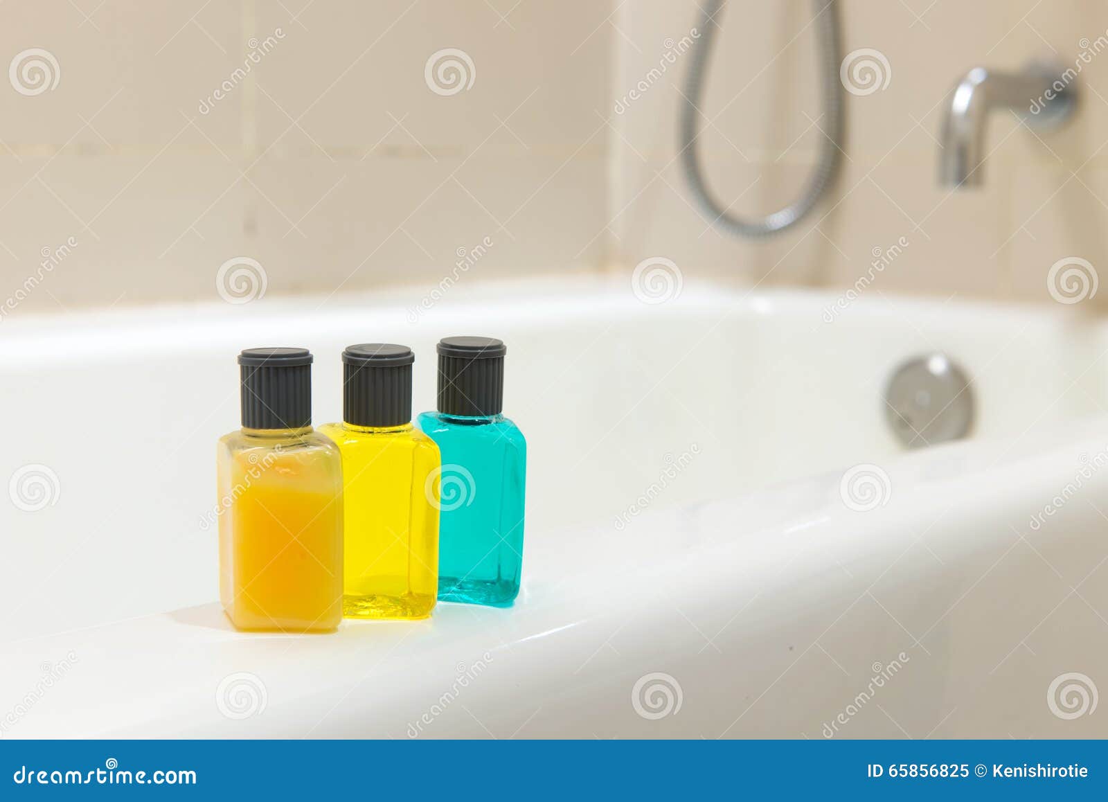 toiletries in bathroom