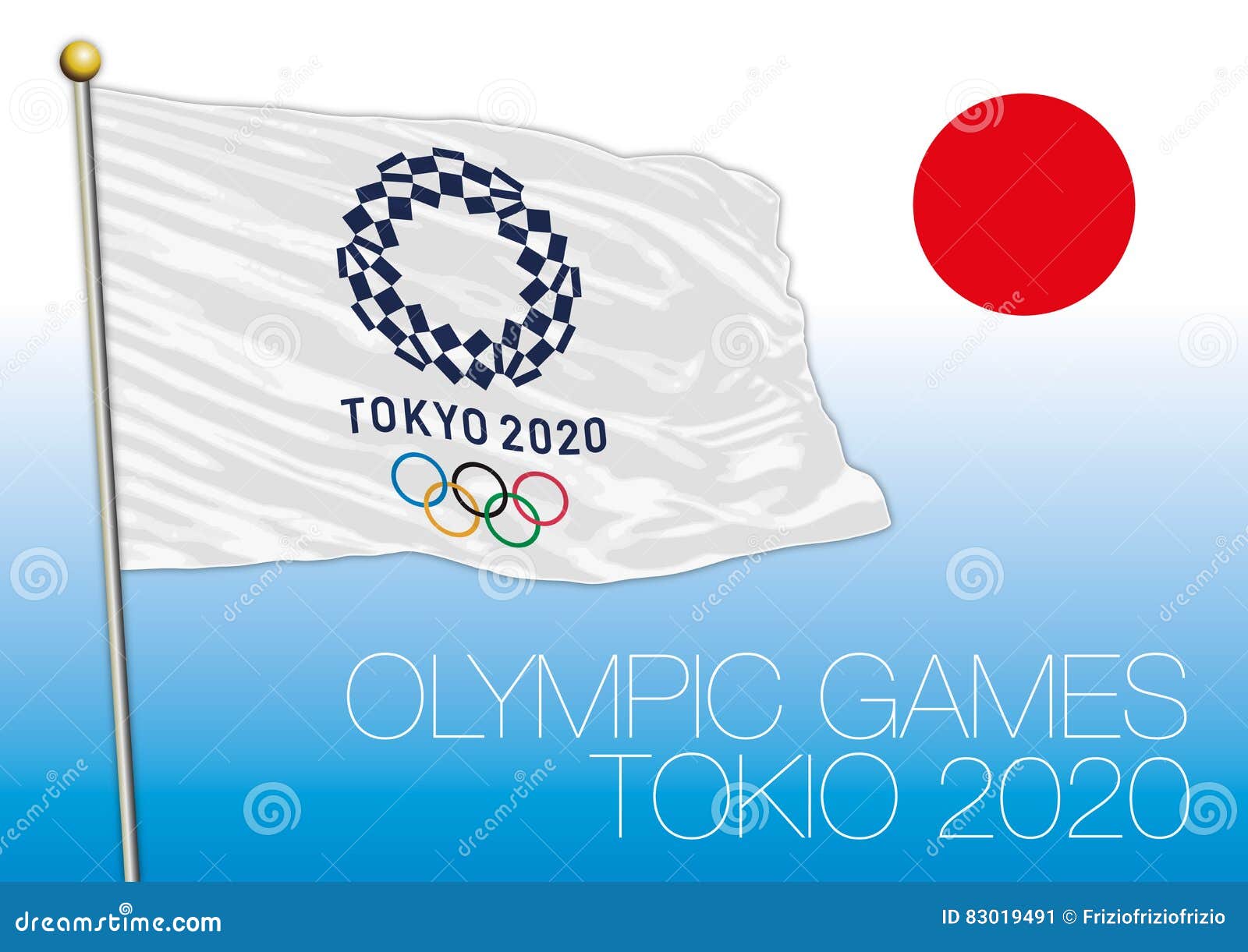 Tokio Japon Agosto De 2020 Preparacion Para Los Juegos Olimpicos