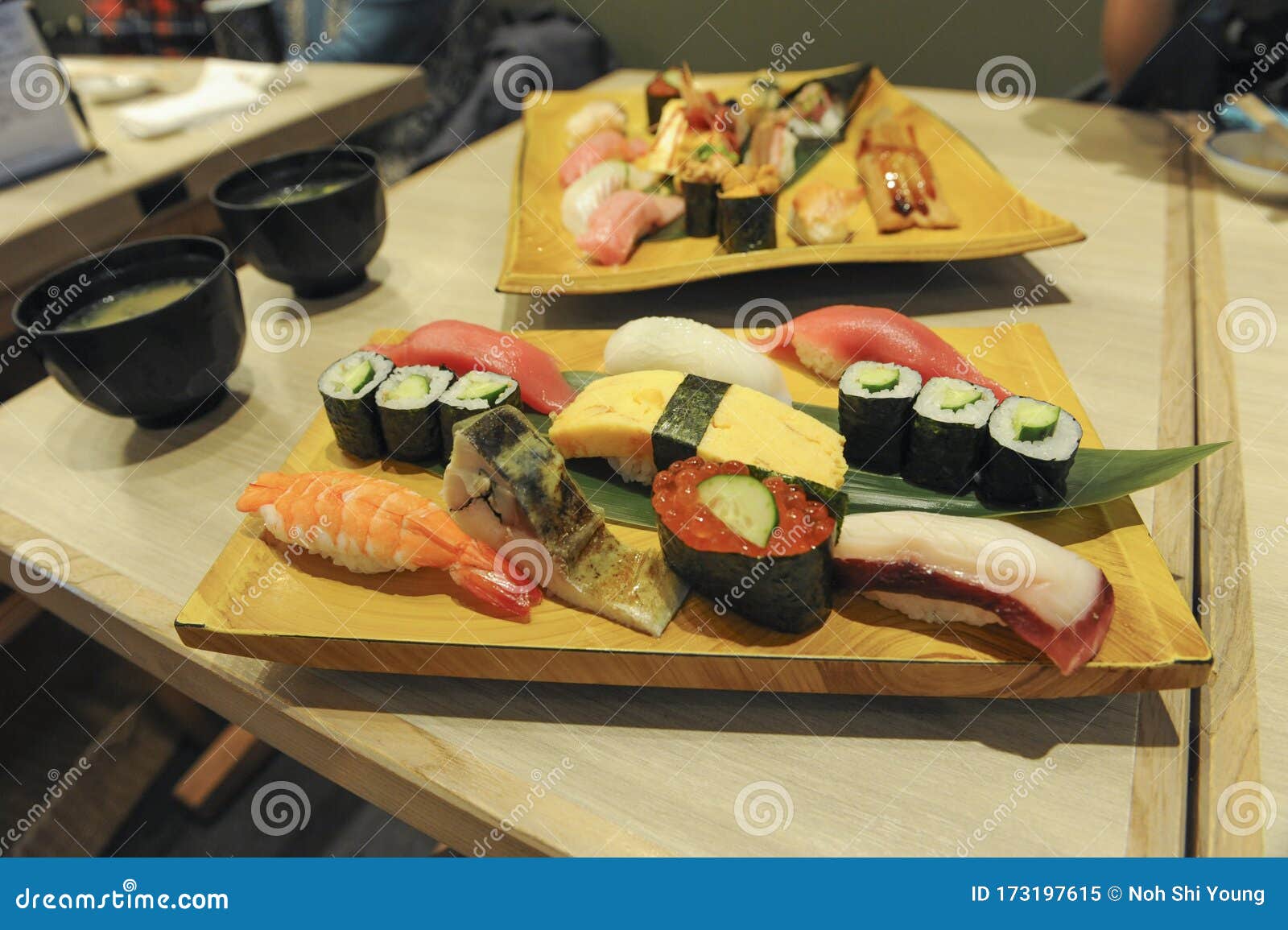 Tokyo Ginza Midori Sushi Stock Image Image Of Famous