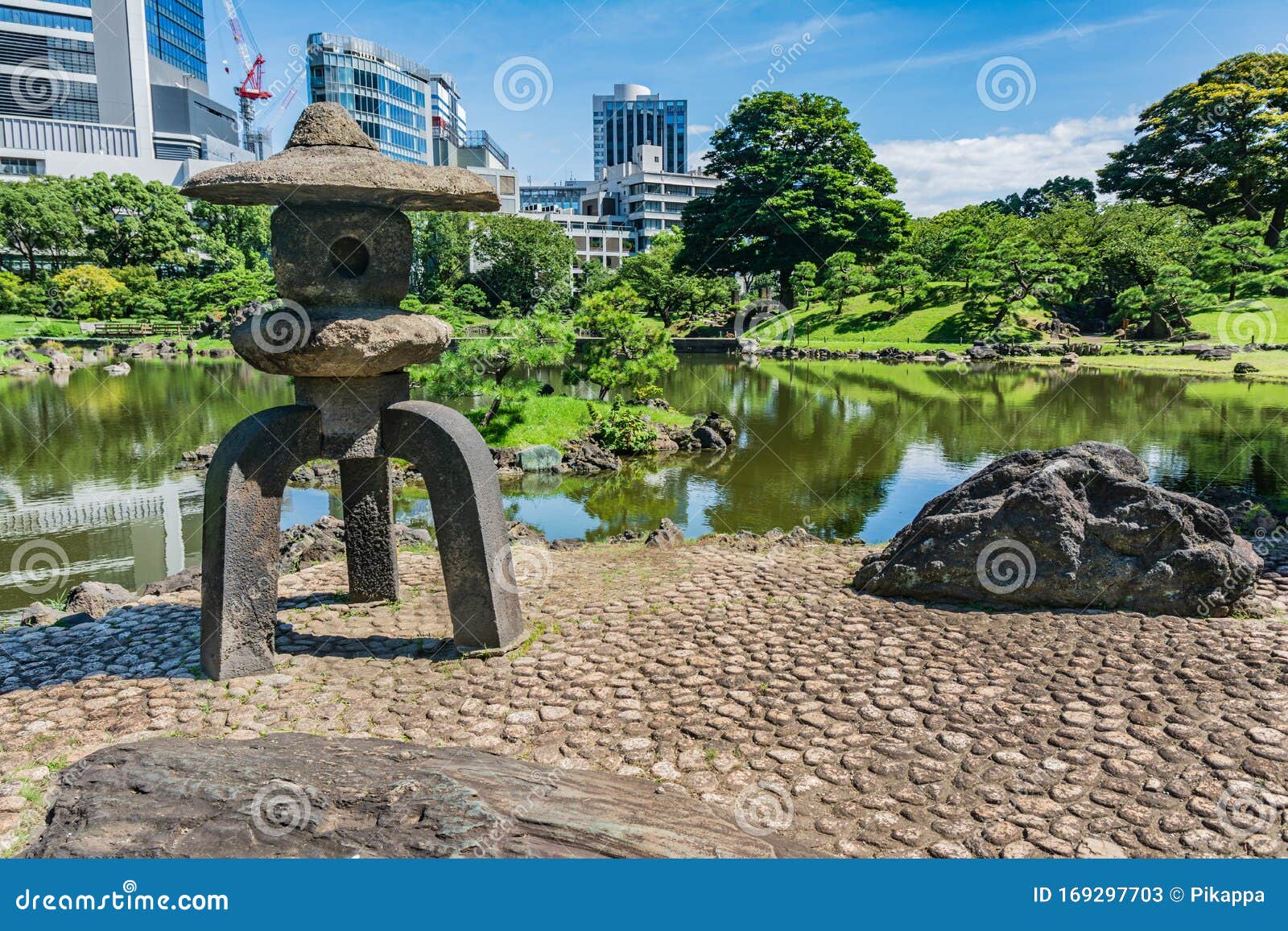 Kyu Shiba Rikyu Garden In Minato Ward Tokyo Japan Editorial