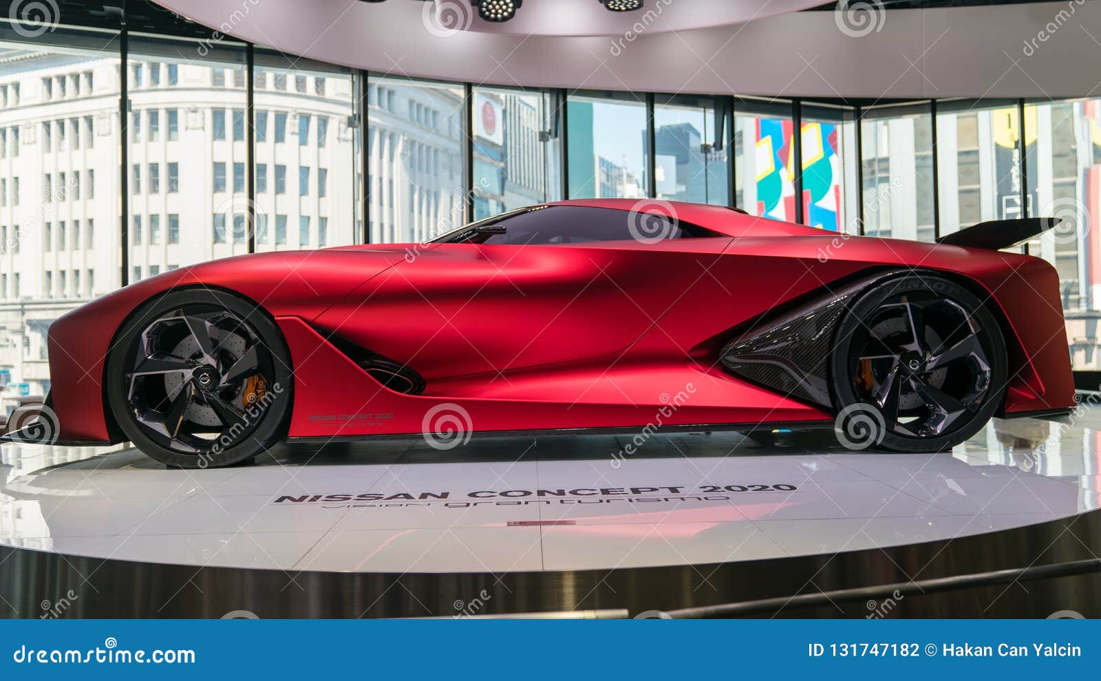 The Nissan Concept Vision Gran Turismo Vehicle On Display At Nissan Crossing Showroom In The Editorial Photography Image Of Futuristic Automobile