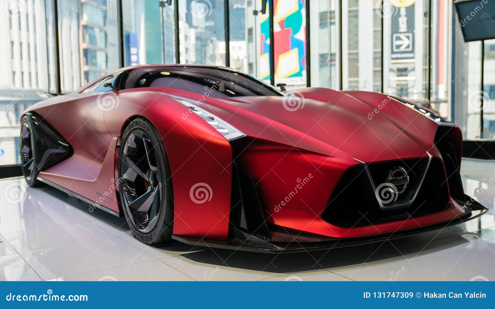 The Nissan Concept Vision Gran Turismo Vehicle On Display At Nissan Crossing Showroom In The Editorial Stock Image Image Of Fast Future