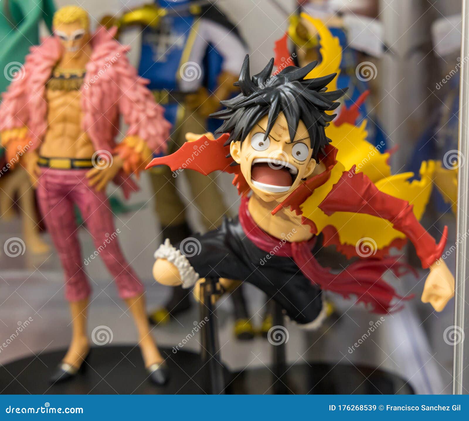 Tokyo Japan 10 09 19 Luffy Figure From One Piece Jumping To Front In Attack Pose Editorial Stock Image Image Of Comic Japanese