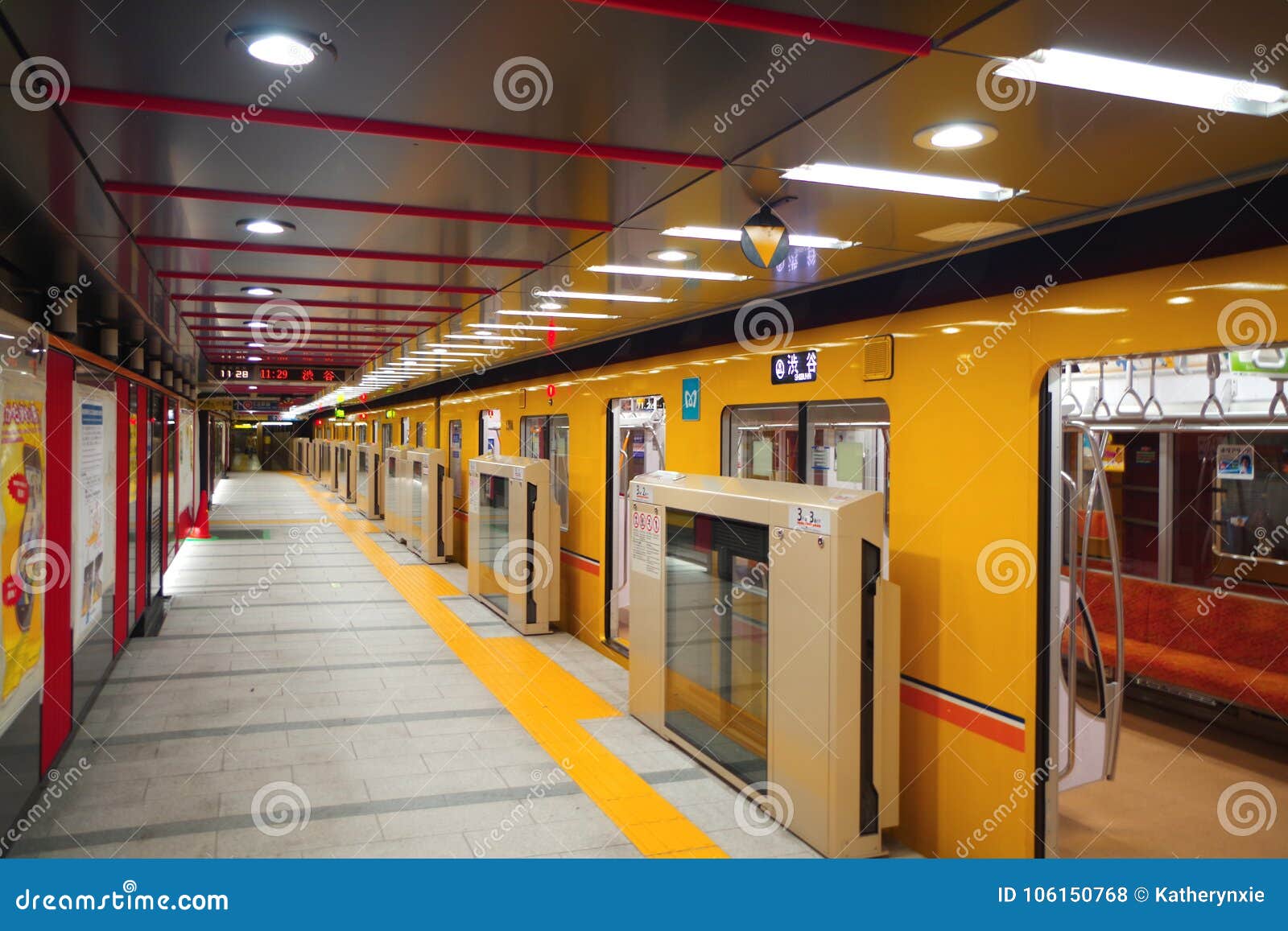 Tokyo Metro Train In Asakusa Station Editorial Stock Photo Image Of Appearance Buddhist