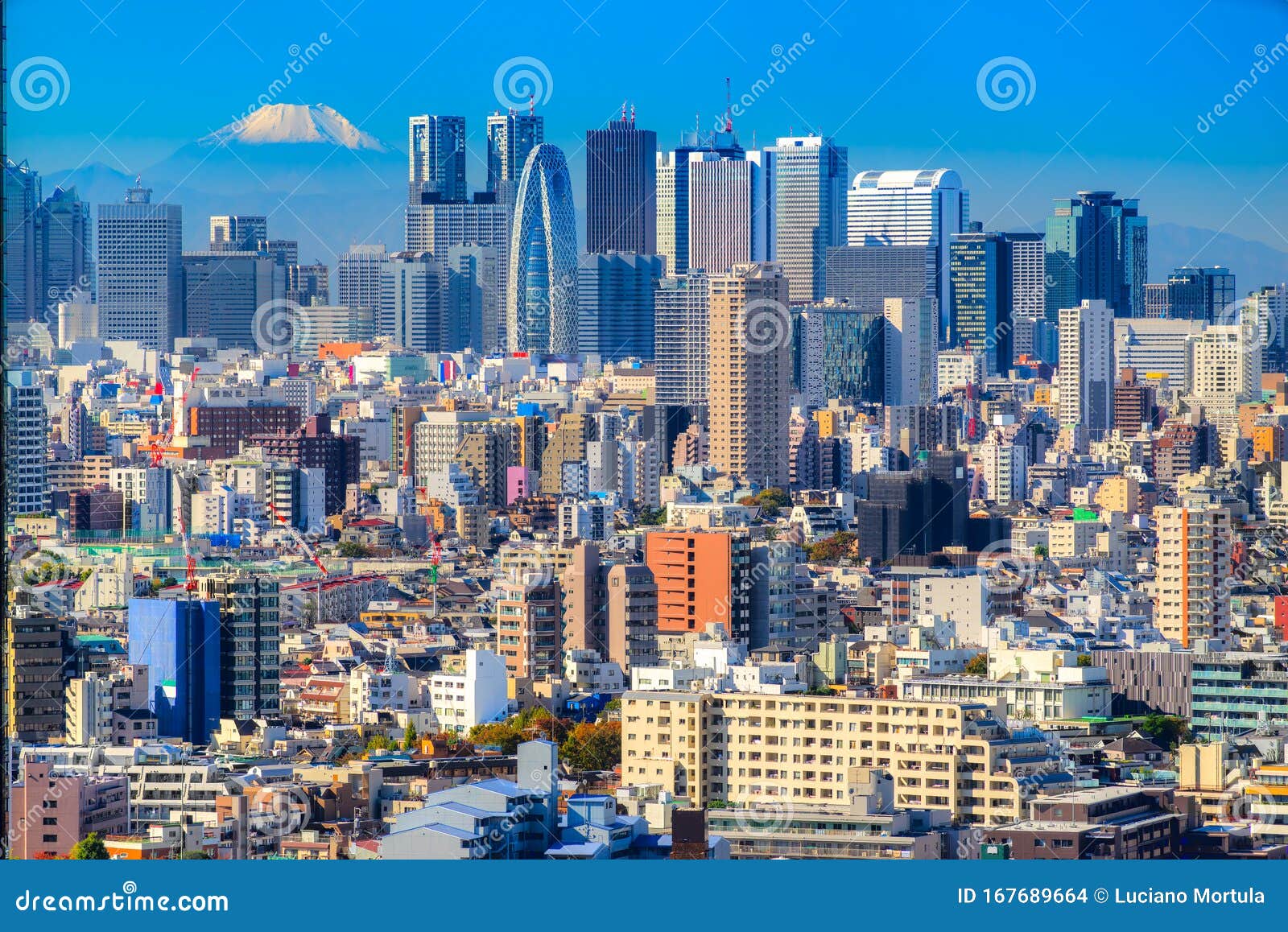 Tokyo Skyline Japan Stock Photo Image Of Office Architecture