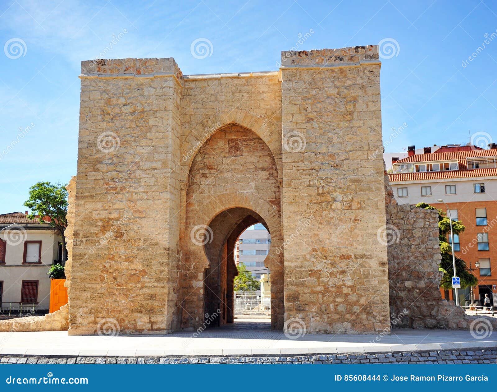 the toledo gateway, ciudad real, spain