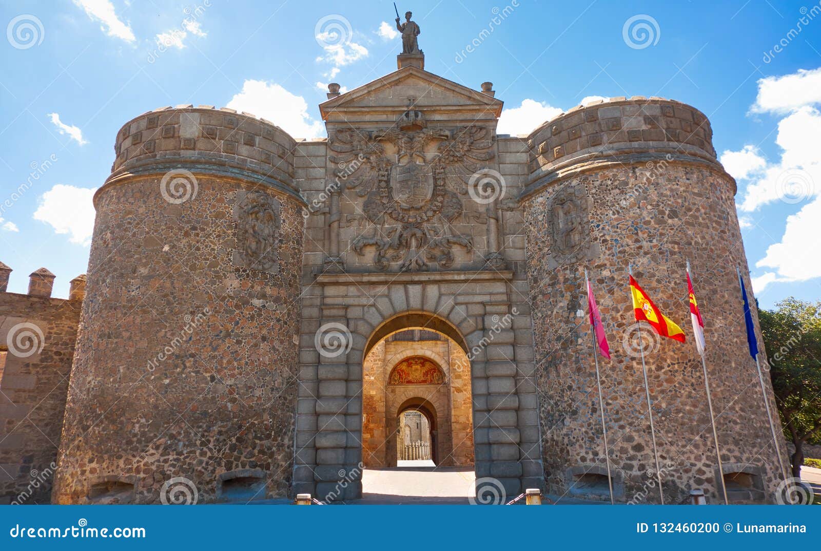 toledo puerta de bisagra door in spain