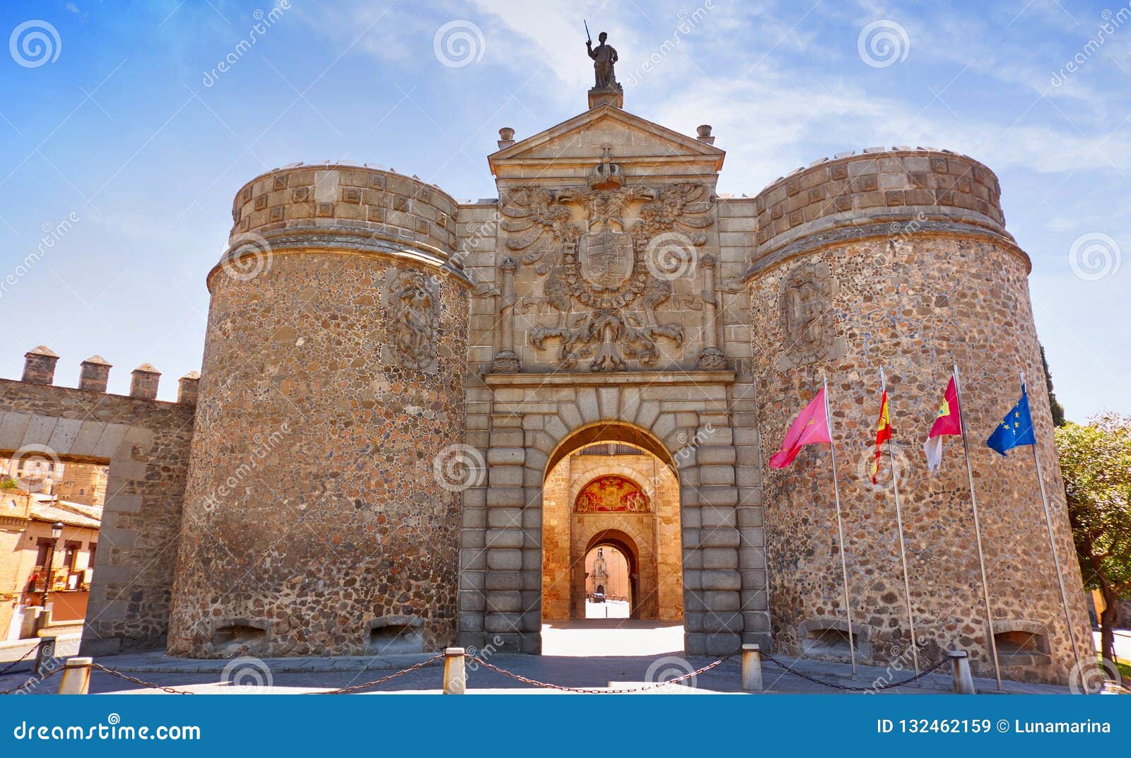 toledo puerta de bisagra door in spain