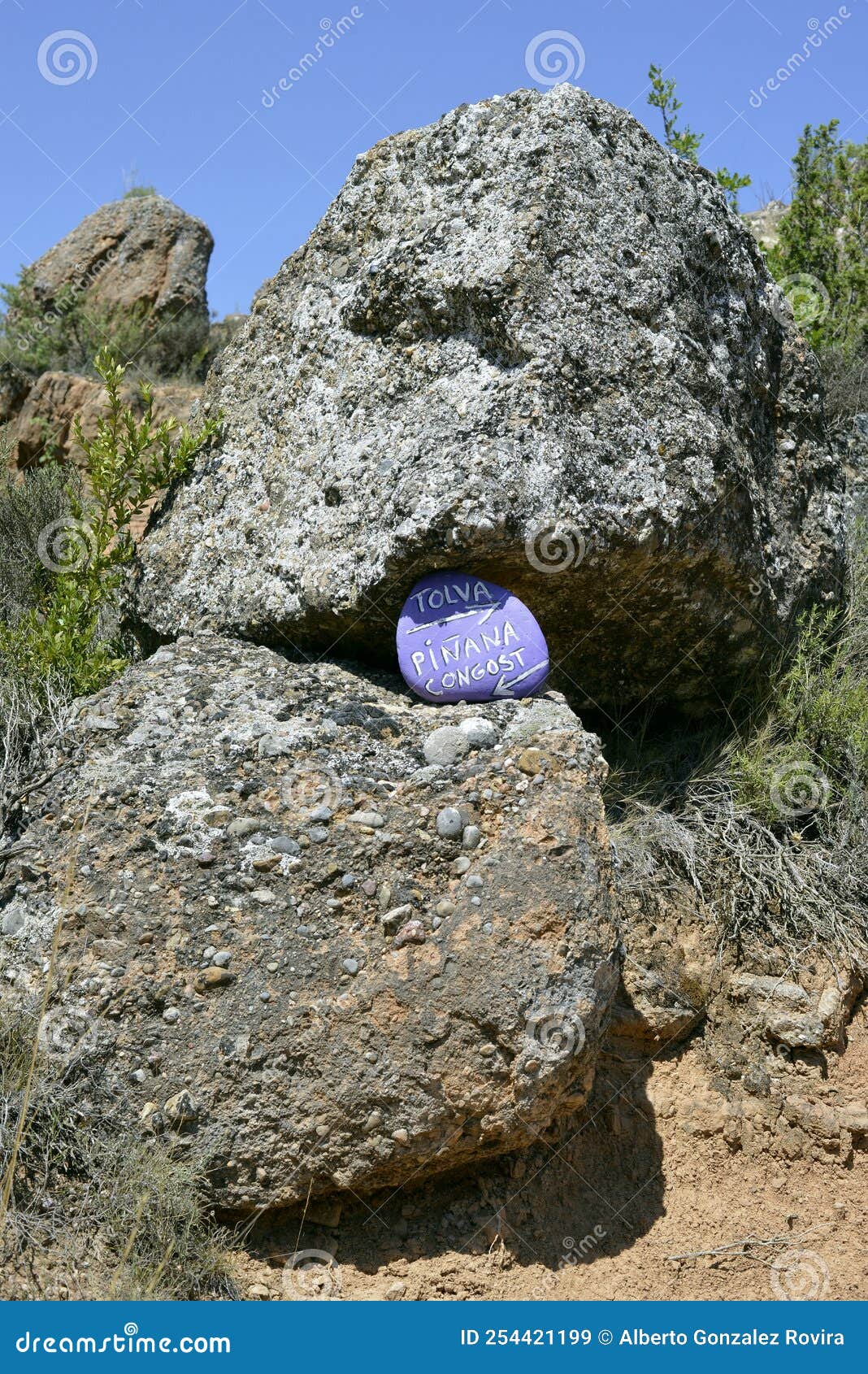 congost of cajigar located in the town of tolva province of huesca, aragon, spain