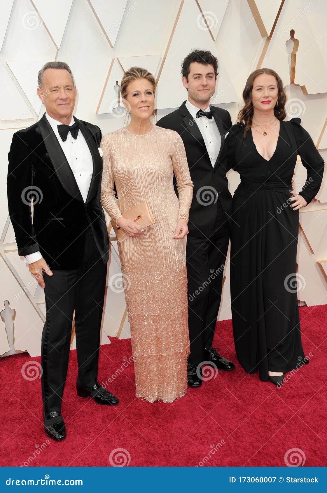 Tom Hanks, Rita Wilson, Truman Theodore Hanks, Elizabeth Hanks