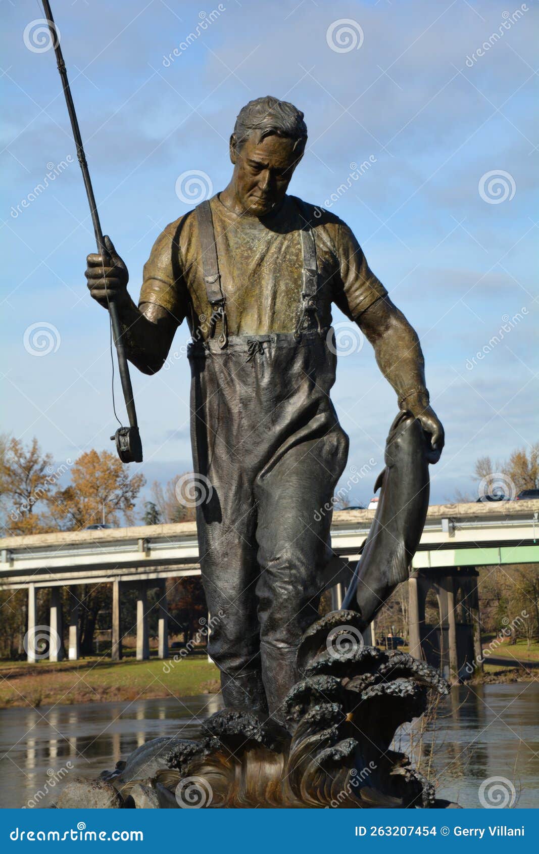 Tom McCall Memorial in Riverfront Park, Salem, Oregon Editorial Stock