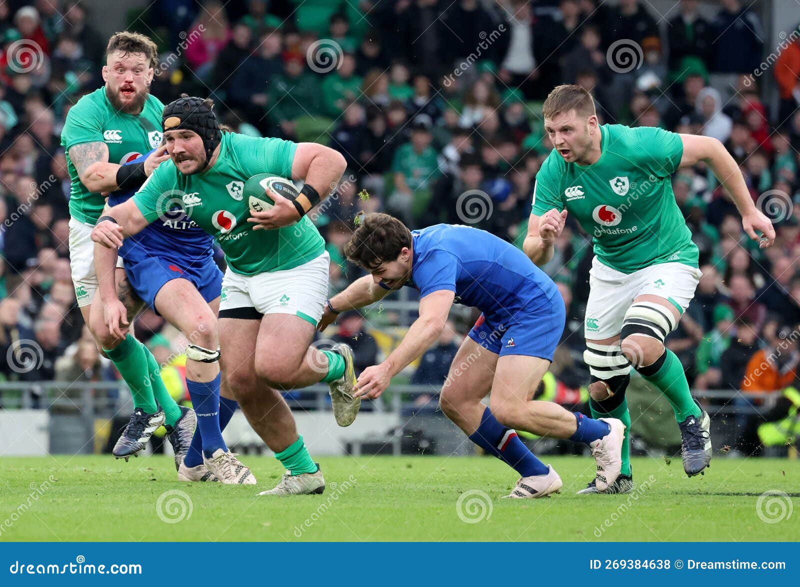 Tom OToole - Guinness Six Nations Rugby Editorial Stock Photo