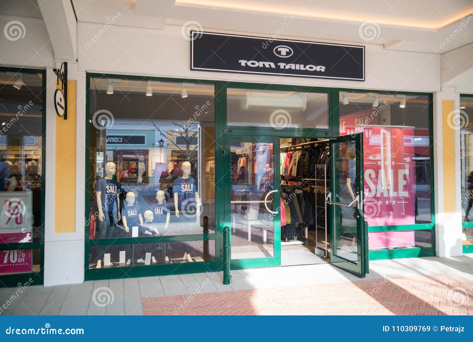 Tom Tailor Store in Parndorf, Austria. Editorial Stock Image - Image of ...