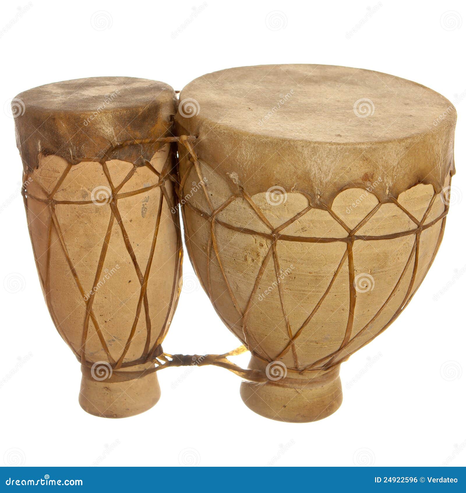 Tomtom Drums Isolated O White Stock Photo Image of traditional