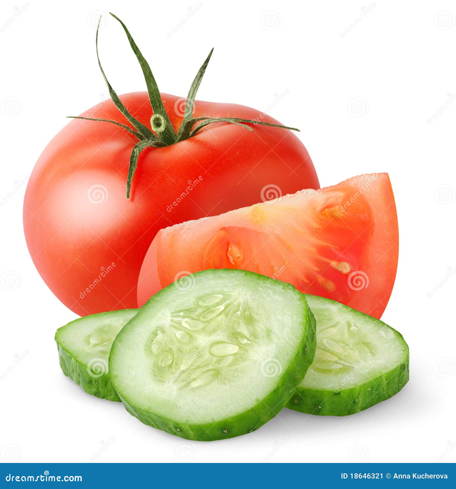 Tomate und Gurke stockbild. Bild von nachricht, unterschiedlich 18646321