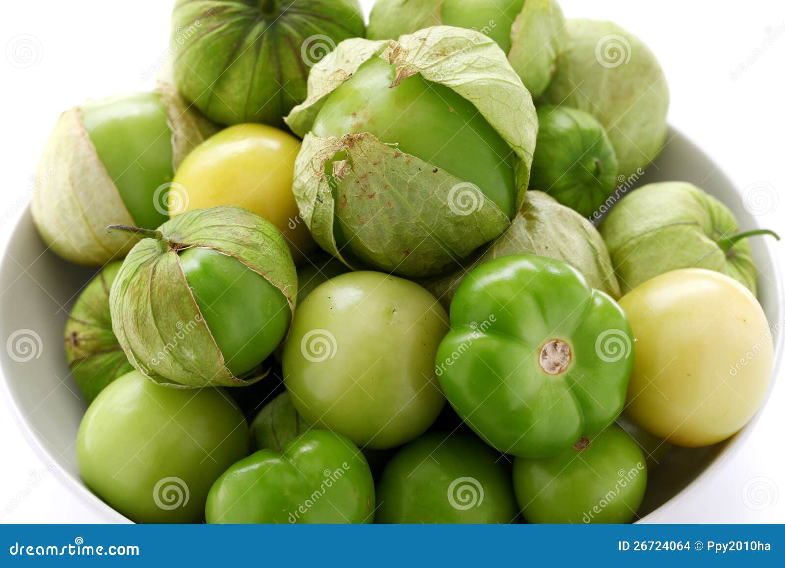 Tomatillo stock photo. Image of isolated, verde, white 26724064