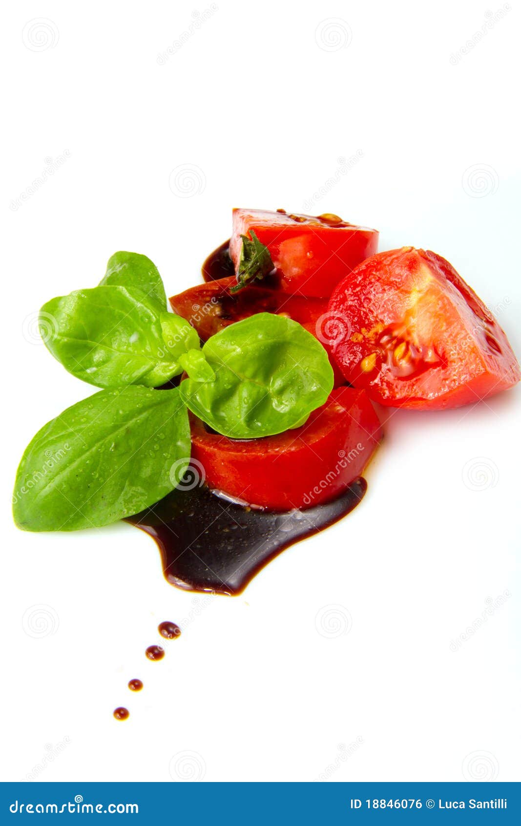 Tomato and Balsamic Vinegar Stock Photo Image of balsamic, healthy