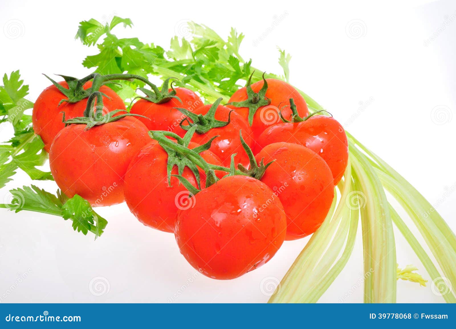 Tomato and celery stock photo. Image of healthy, background 39778068