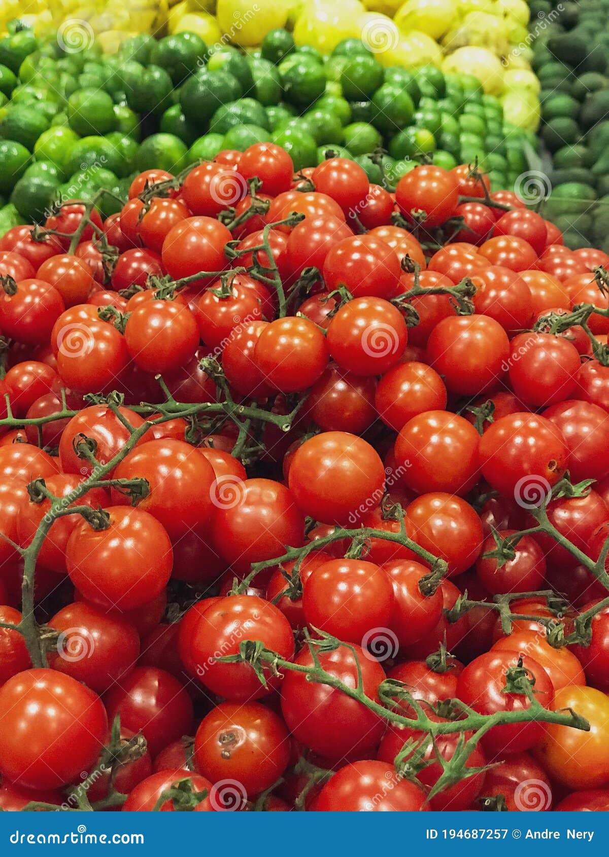 Tomato Cherry at the Grocery Store Stock Image Image of fresh