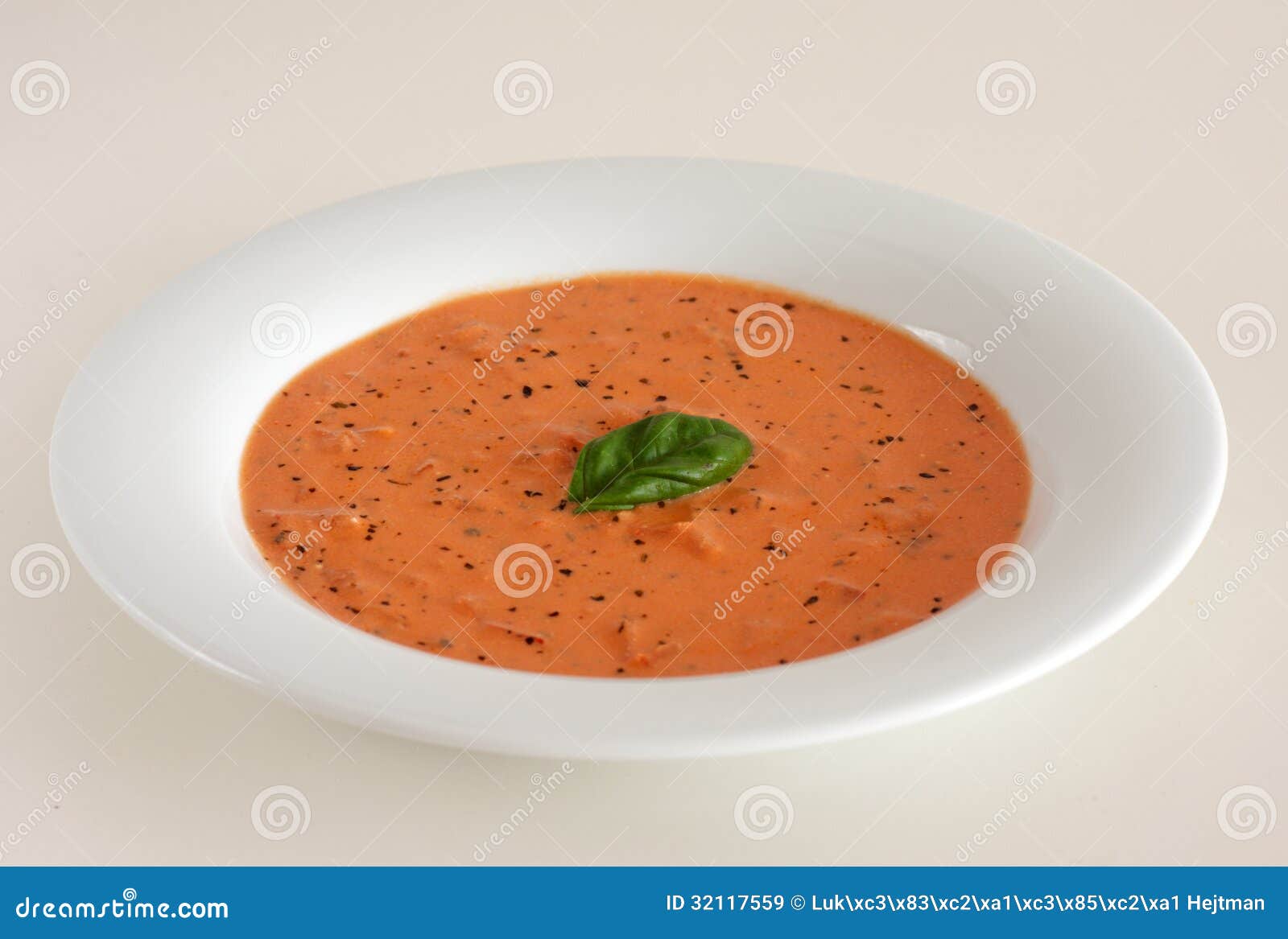 Tomato soup stock image. Image of plate, european 32117559