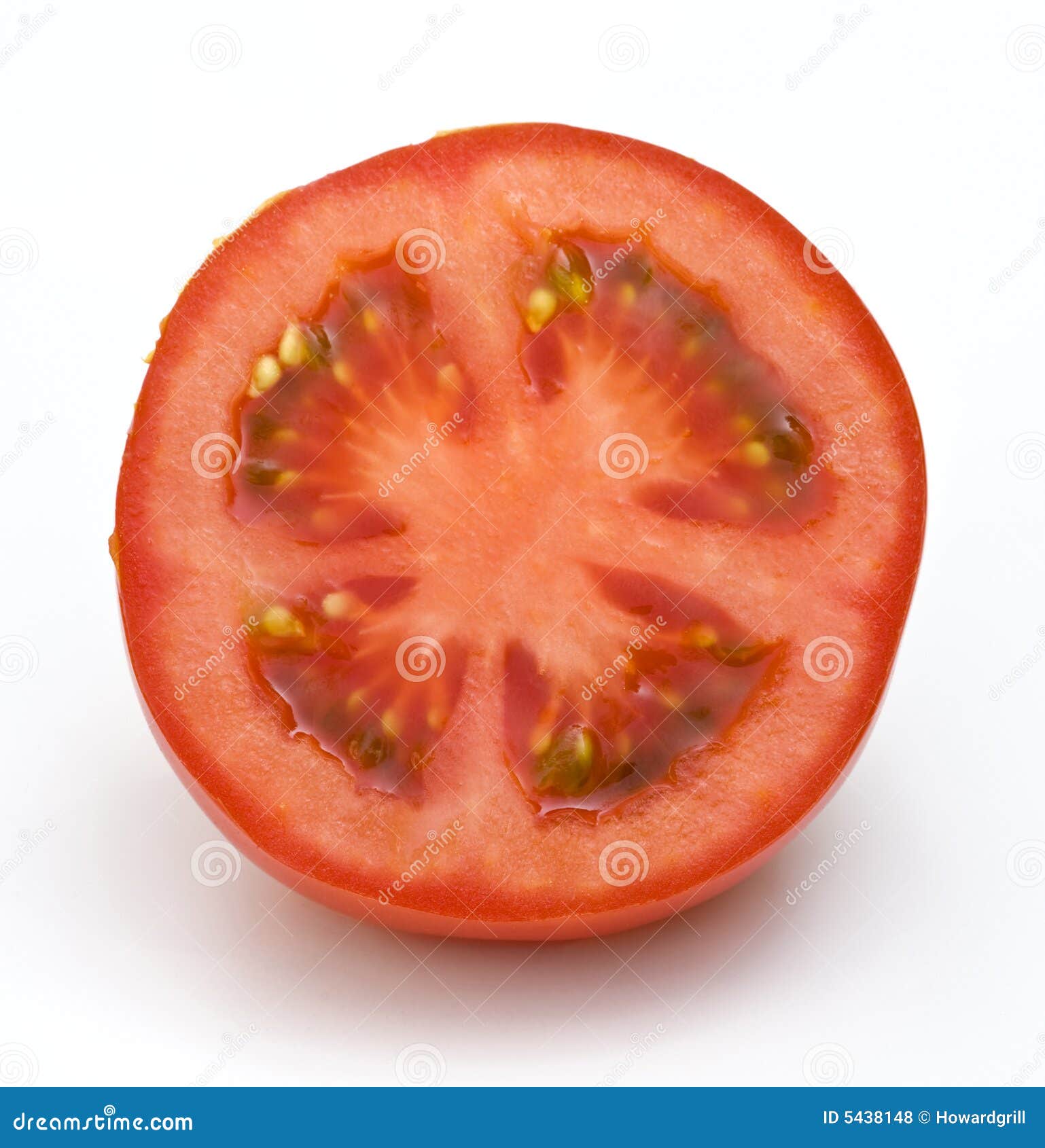 Tomato Half on White Background Stock Photo Image of tomatoes, diet