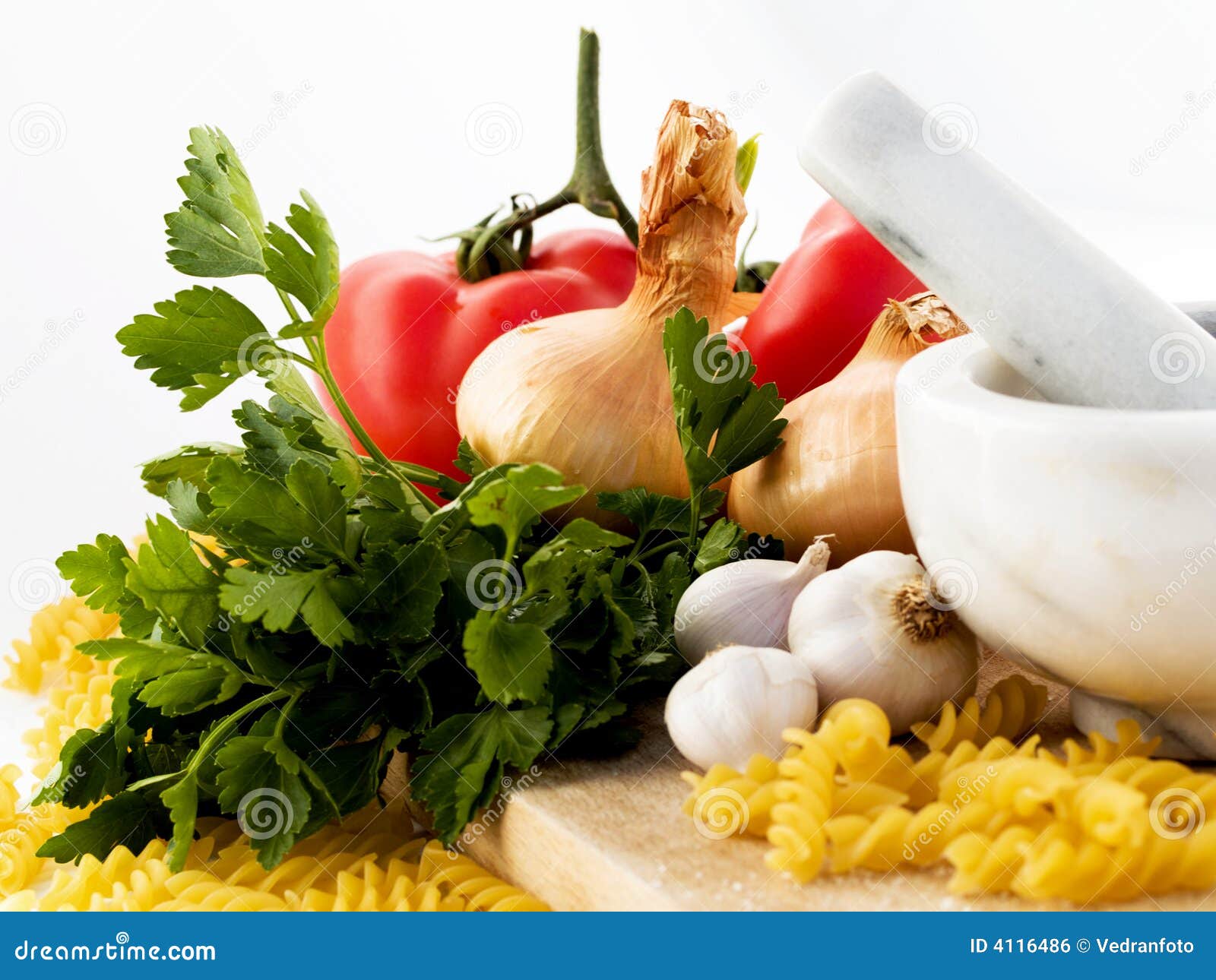 Tomato Italian Pasta Ingredients Stock Photo Image of nutrition