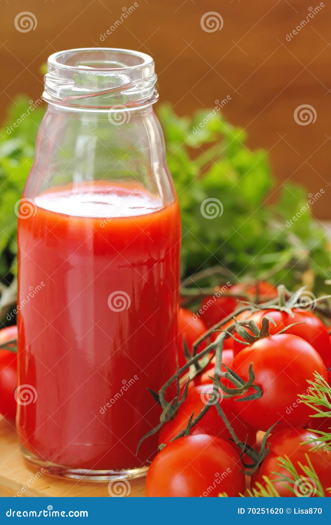 Tomato juice in bottles stock photo. Image of chilled 70251620