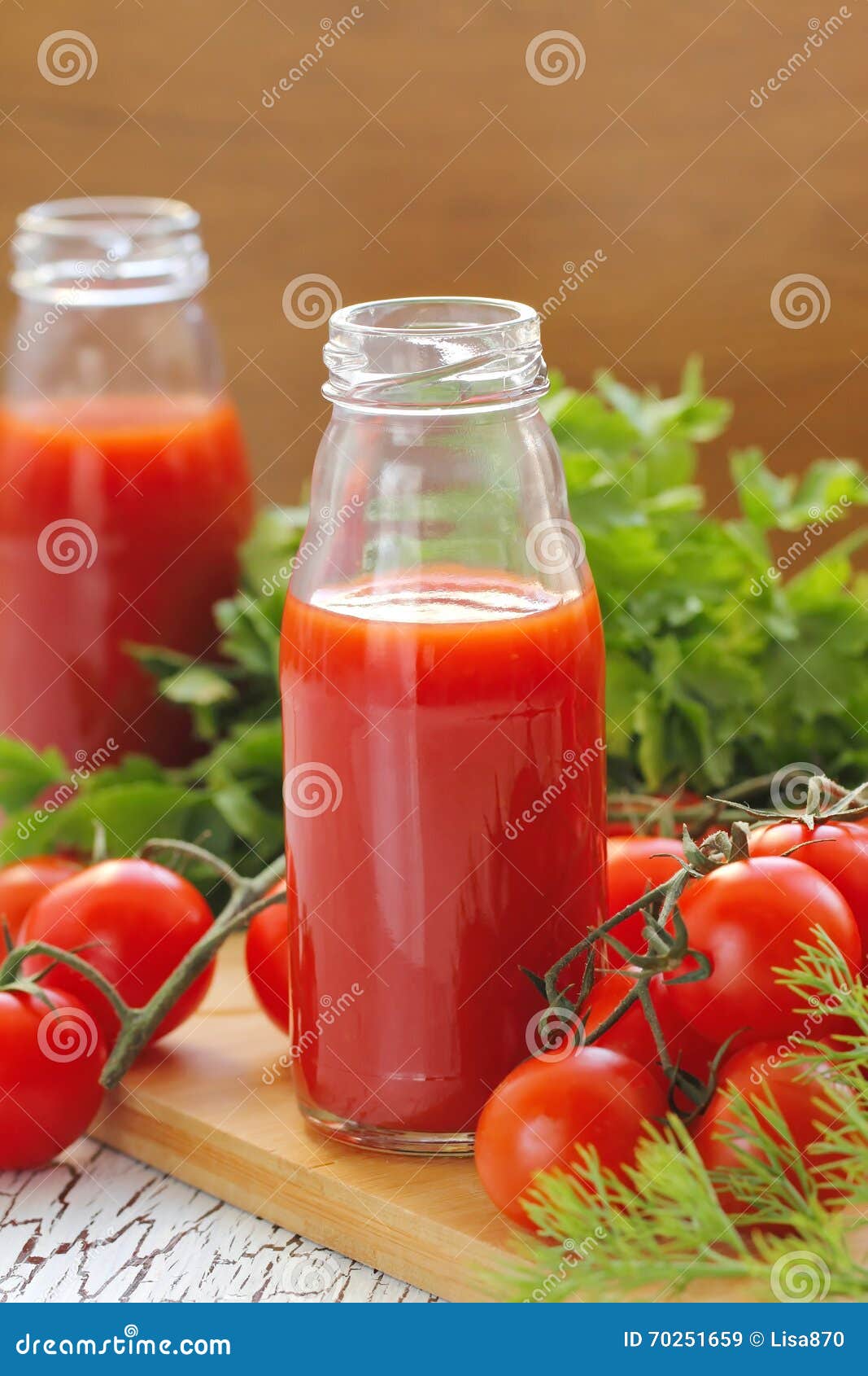 Tomato juice in bottles stock image. Image of heap, healthy 70251659