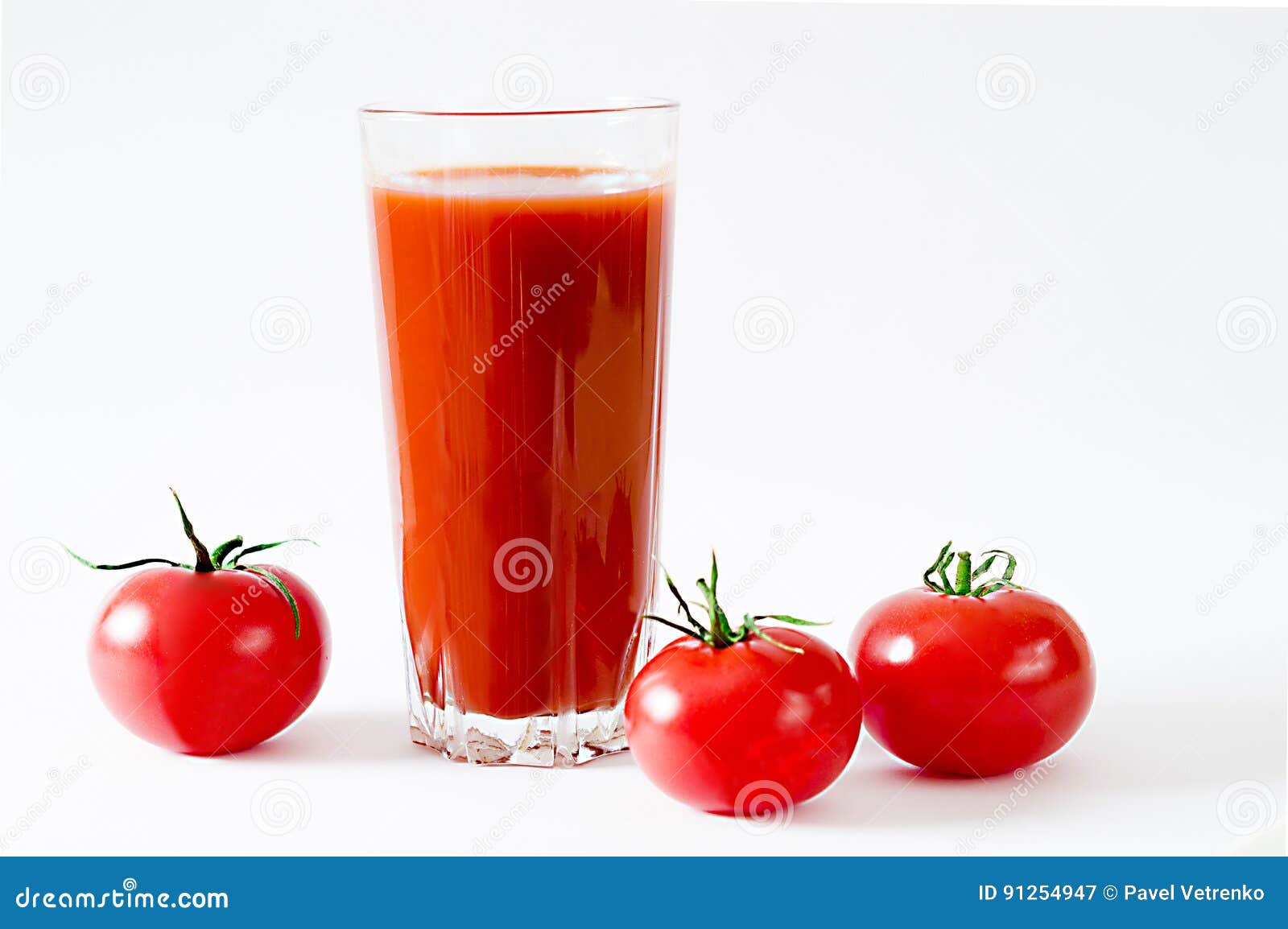Tomato Juice Refreshing Drink Healthy Drink Summer Drinks Stock Image