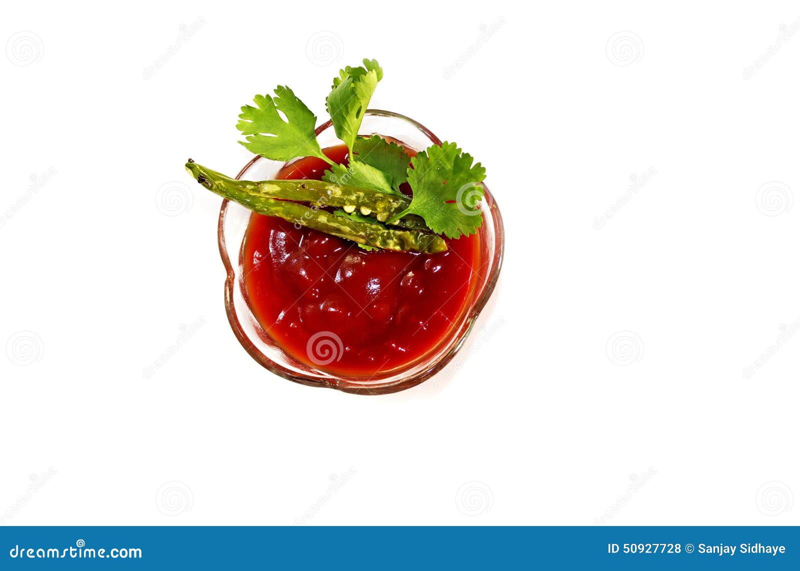 Tomatoketchup with Green Chilli Stock Photo Image of gujrat, tomato 50927728