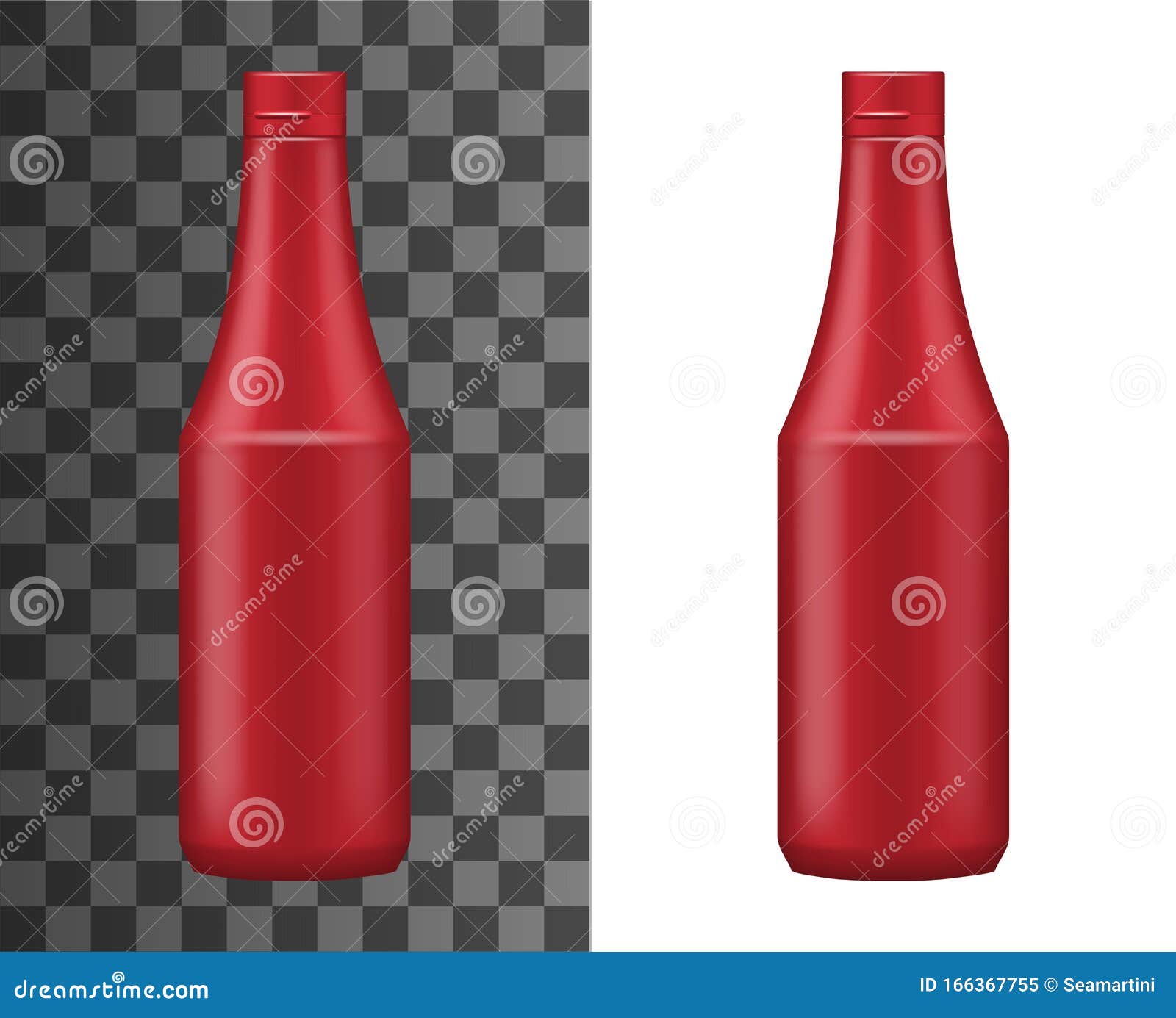 Download Tomato Ketchup Spicy Chili Sauce Isolated Bottle Stock Vector - Illustration of blank, plastic ...