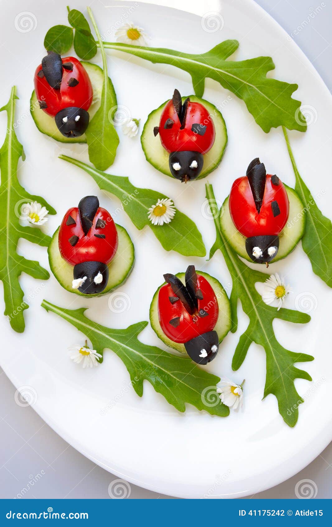 Betere Tomato Ladybird Appetizer stock photo. Image of vegetarian - 41175242 CB-13